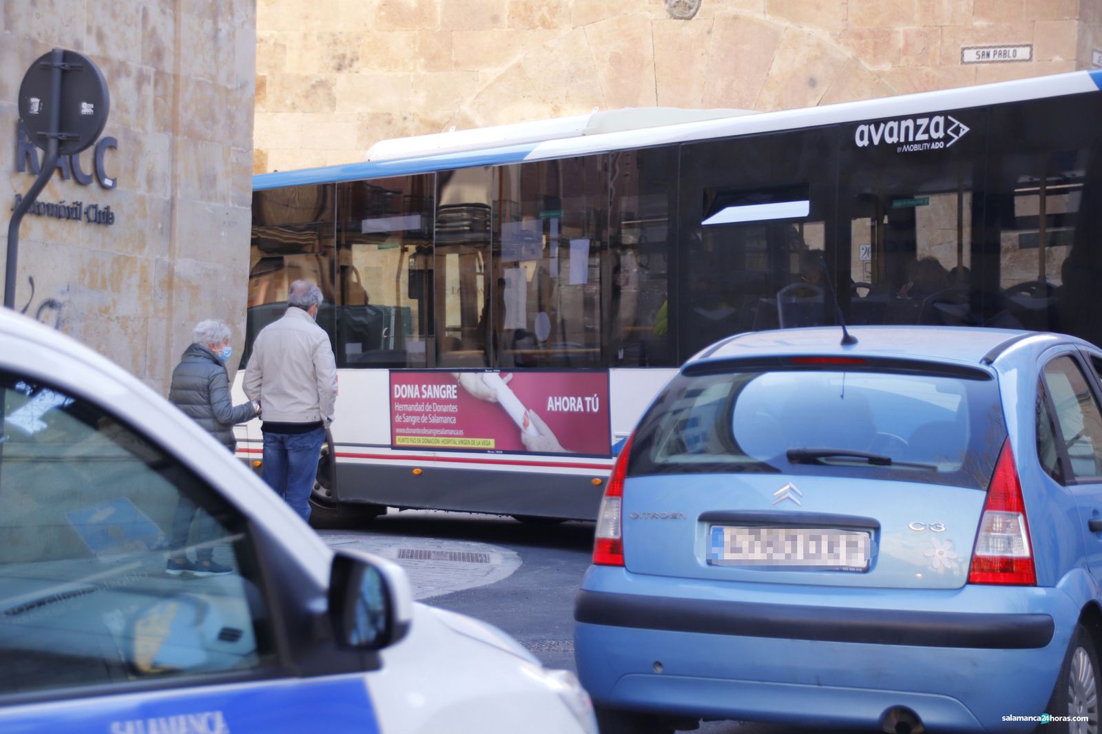 El nuevo y complicado giro de los autobuses urbanos para incorporarse a San Pablo desde la plaza de Colón