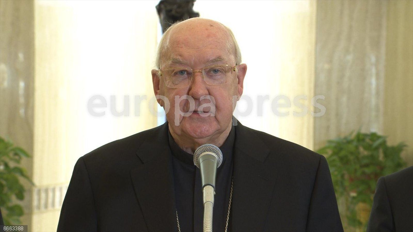 Kevin Joseph Farrell, el cardenal irlandés formado en Salamanca. EP