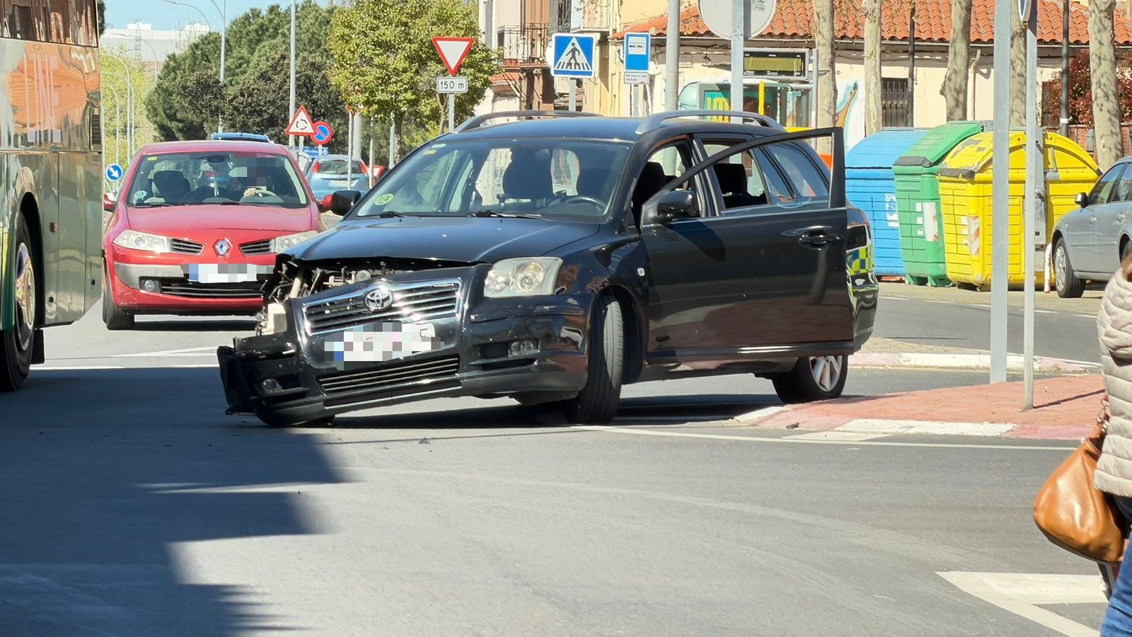 Colisión Rotonda de La Salle