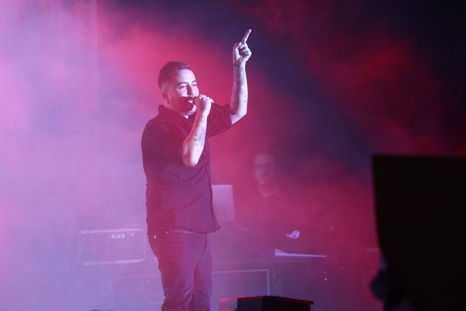 Concierto de Beret en la Plaza de la Concordia