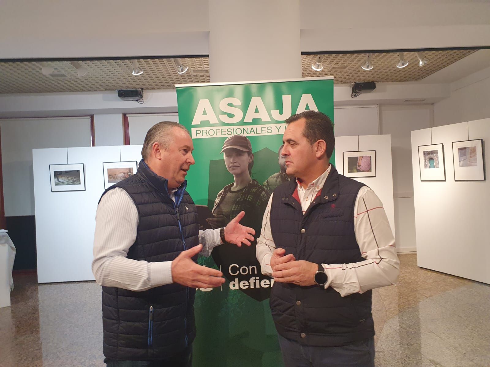 Donaciano Dujo y Juan Luis Delgado en Peñaranda