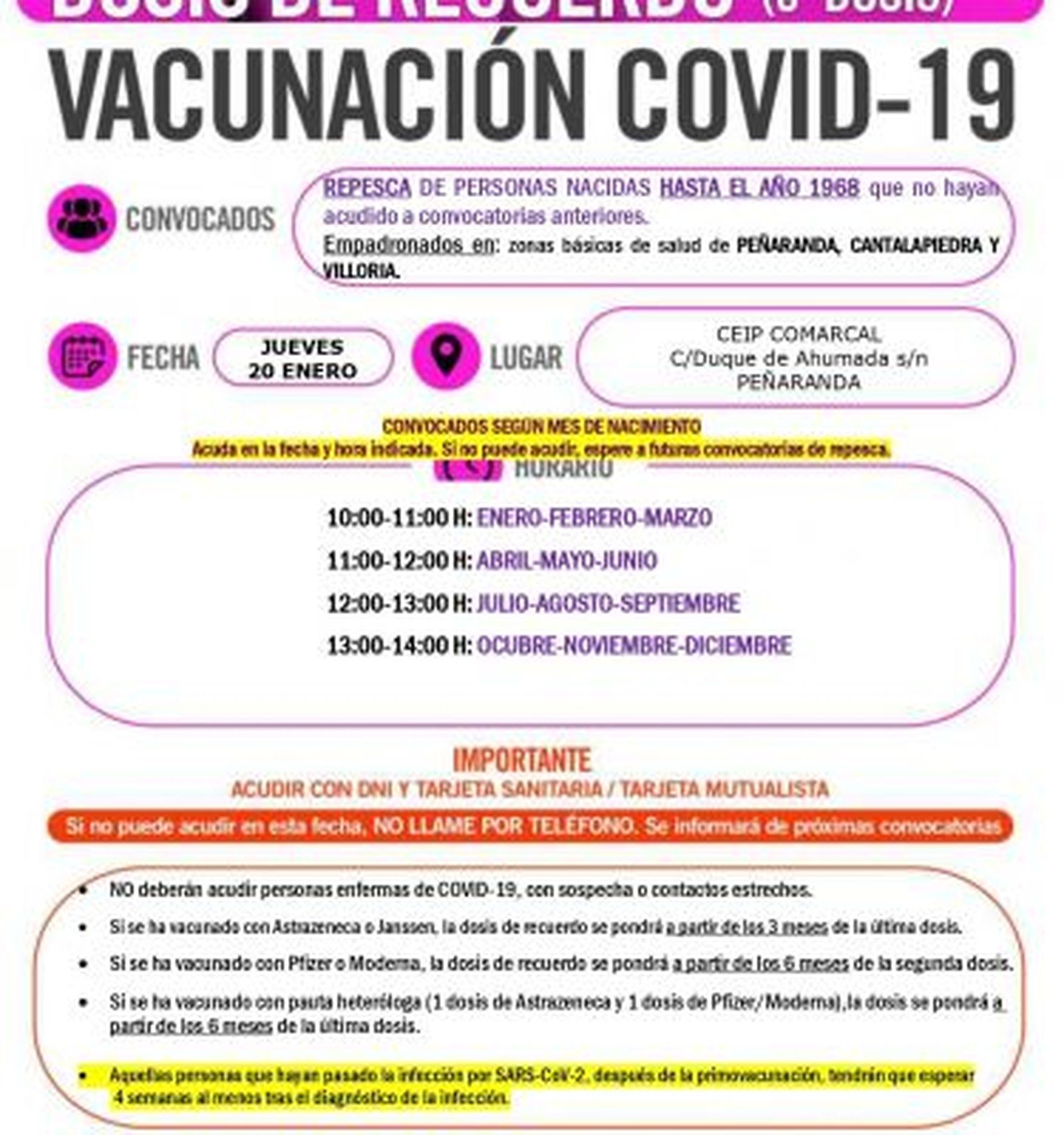 1. REPESCA PEÑARANDA CANTALAPIEDRA VILLORIA DOSIS RECUERDO 20 ENERO page 0001