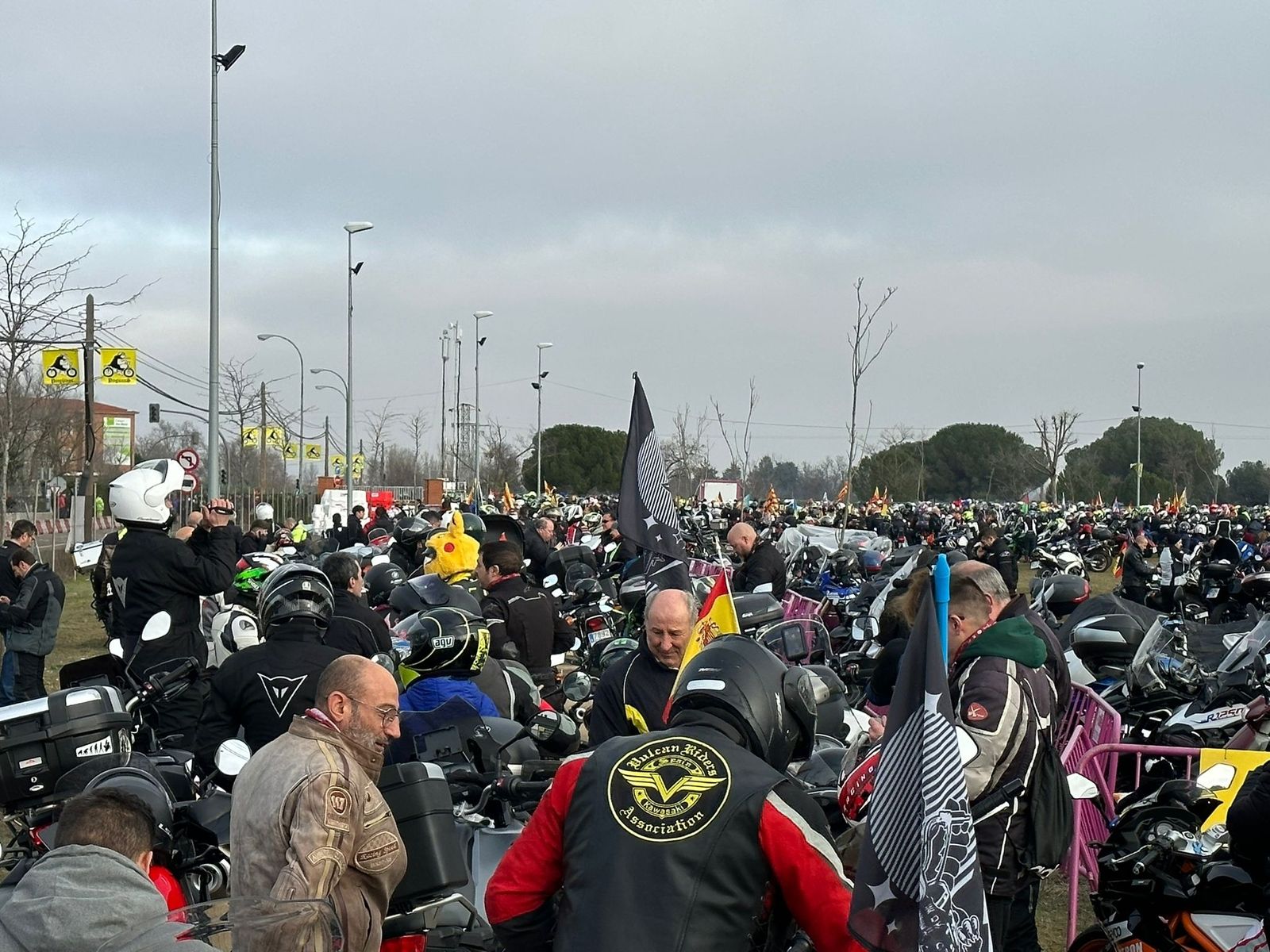 Concentración motera, Pingüinos 2023. Foto de archivo