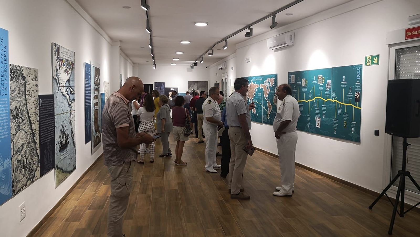 Imagen de la exposición en la localidad de Tocina