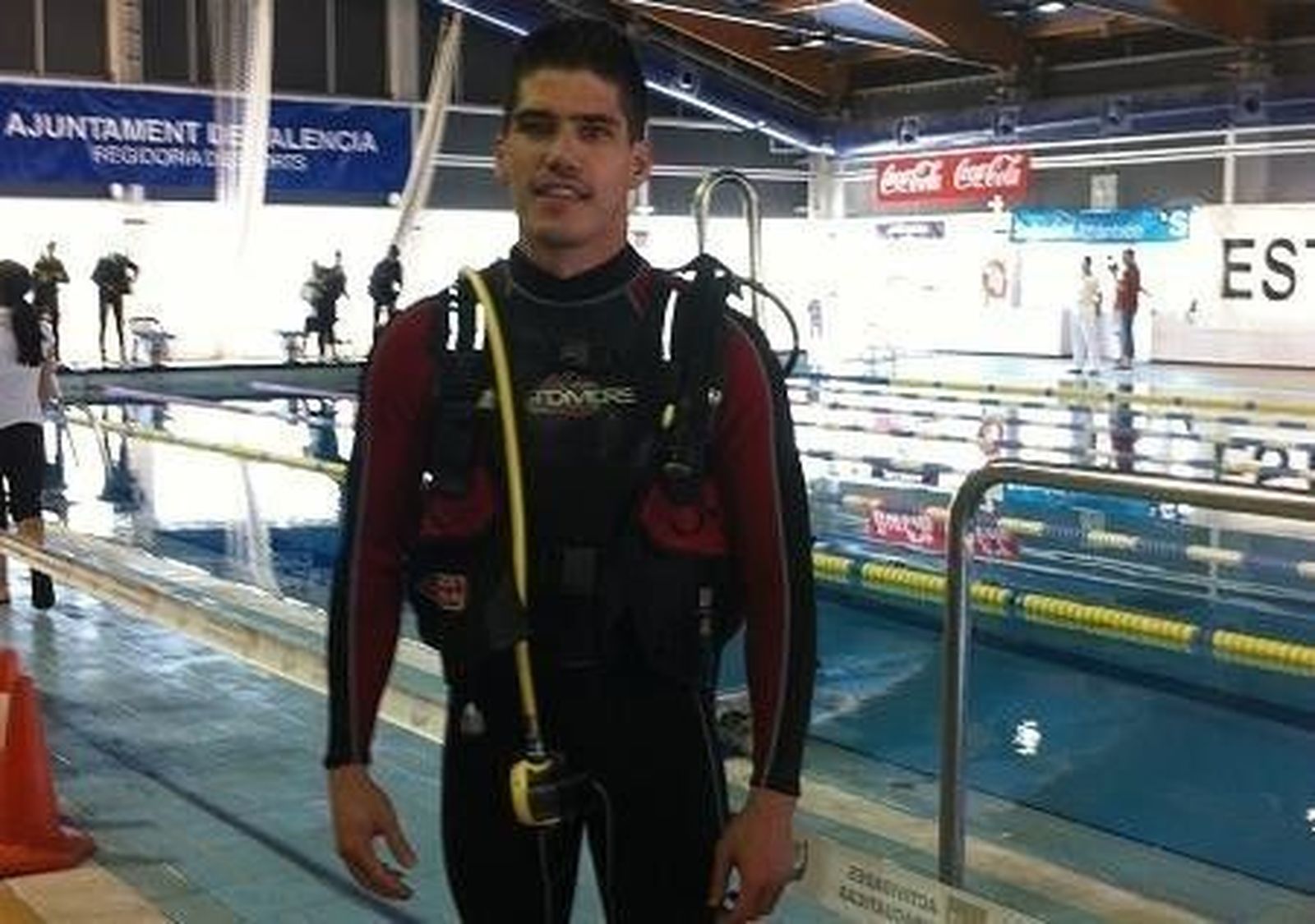 Cristián García disputará cuatro pruebas de buceo en los segundos CMAS World Games