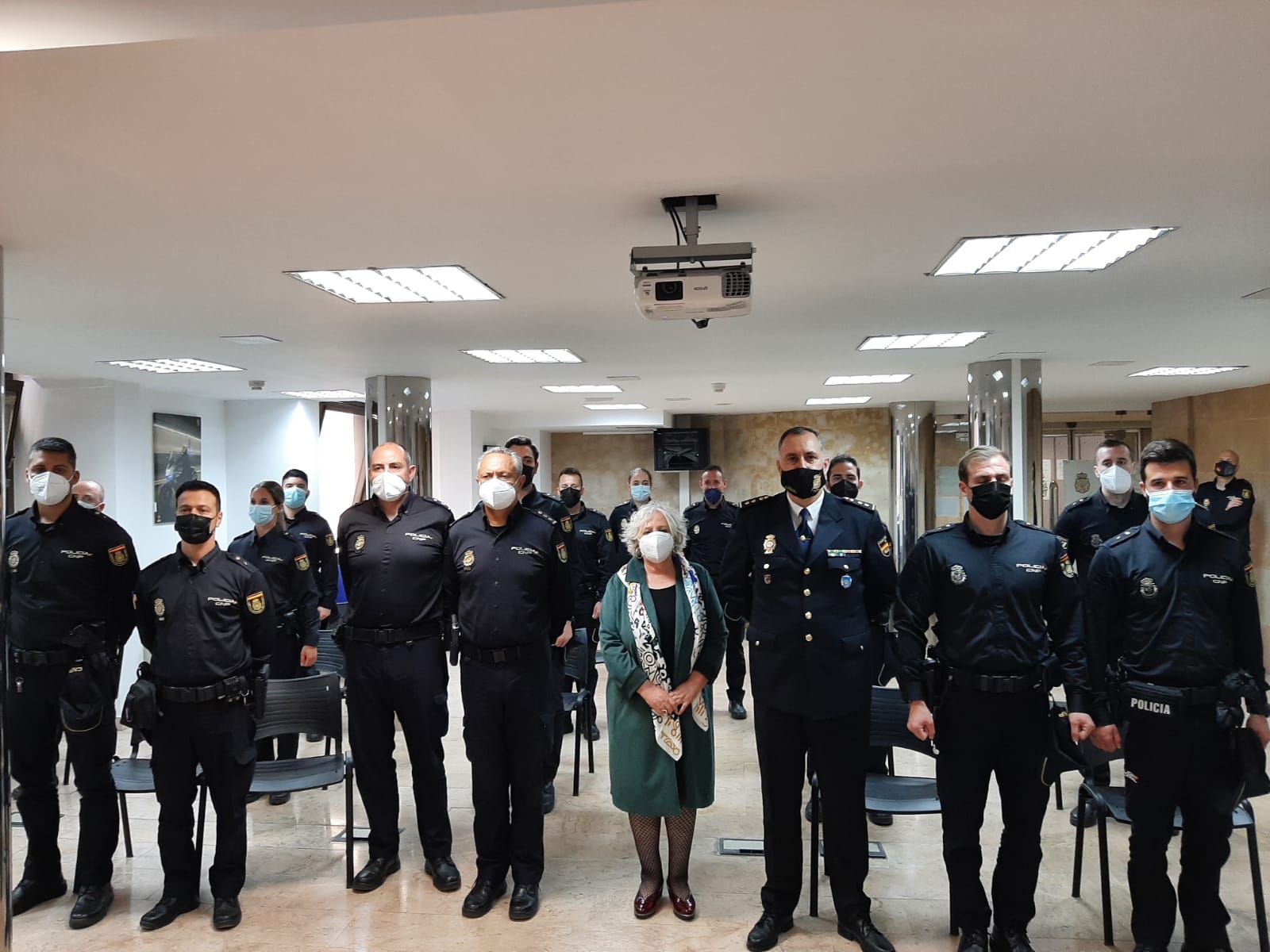 Despedida en Salamanca de 16 Policías Nacionales de la XXXVI Promoción