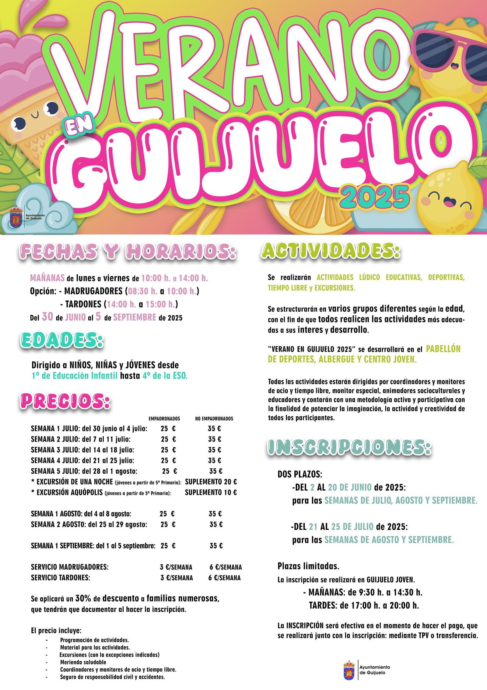 Verano en Guijuelo 2025 Verano en Guijuelo 2025