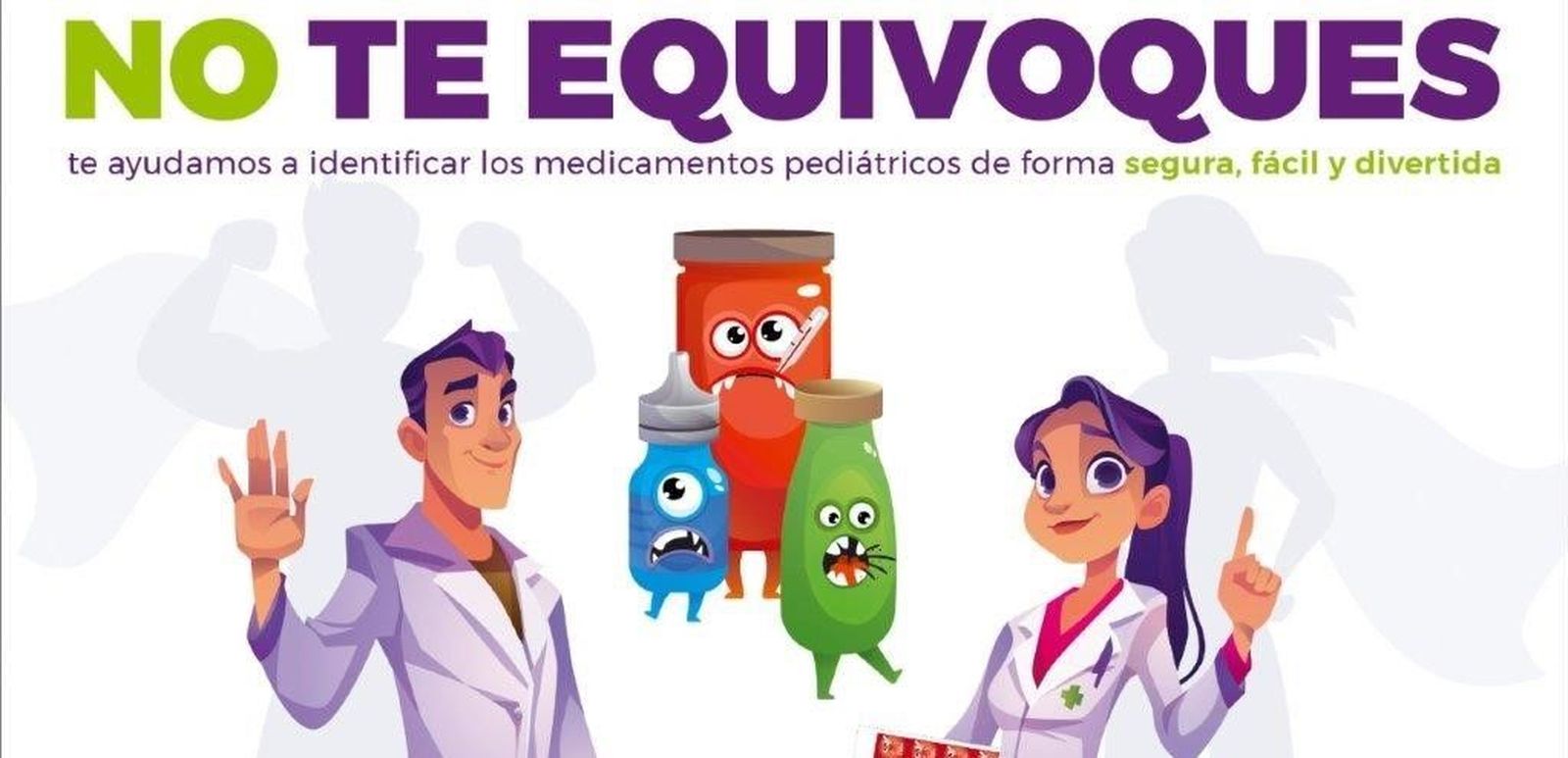Cartel del CONCYL de la campaña de medicamentos pediátricos