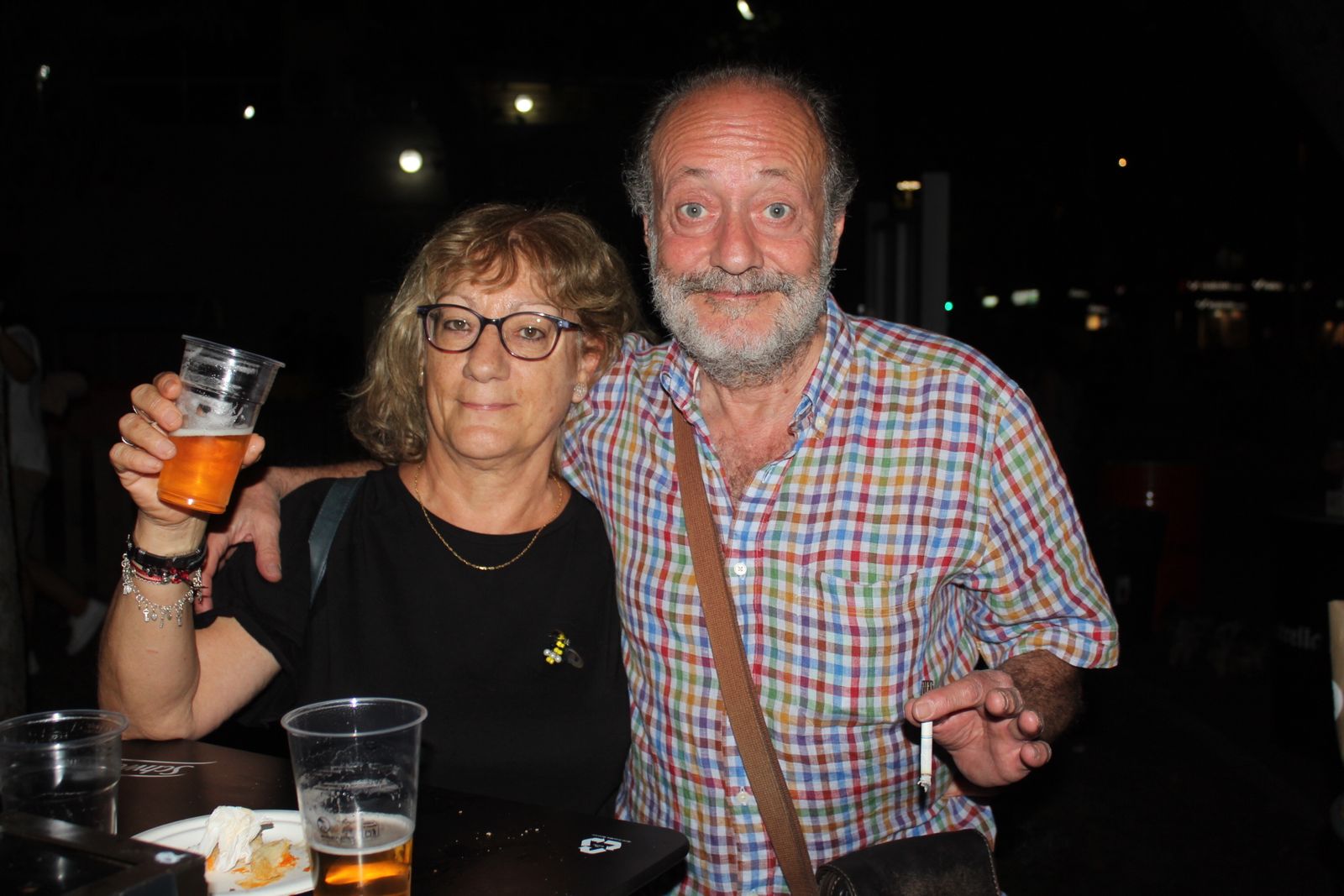 Ambiente en la Feria de Día en la tarde de este lunes
