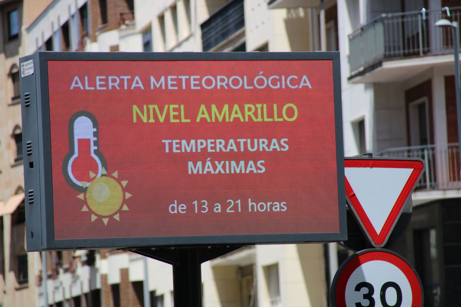 Aviso amarillo por ola de calor en Salamanca (1)