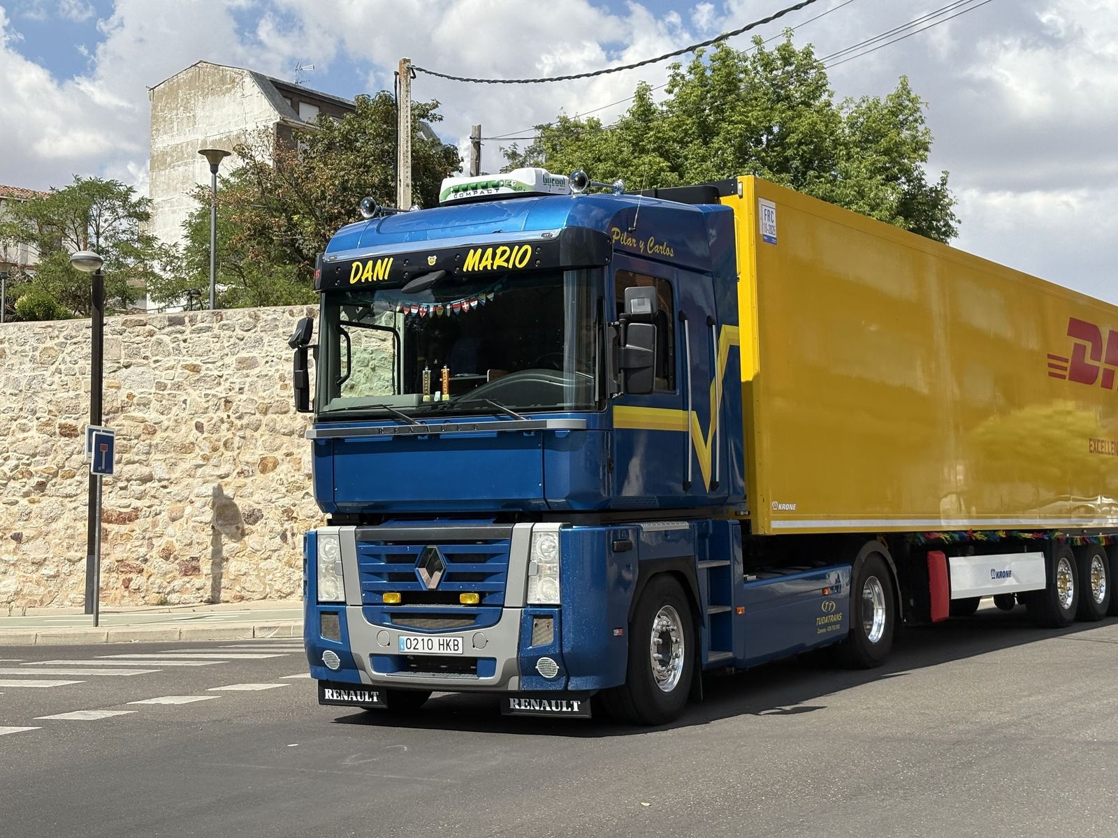 GALERÍA | Los transportistas celebran San Cristobal por las calles de Zamora