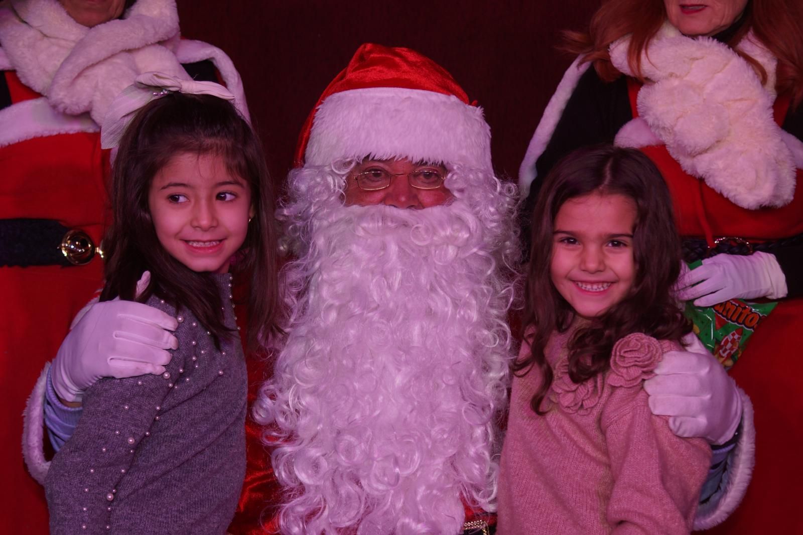El Encinar recibe la visita de Papa Noel