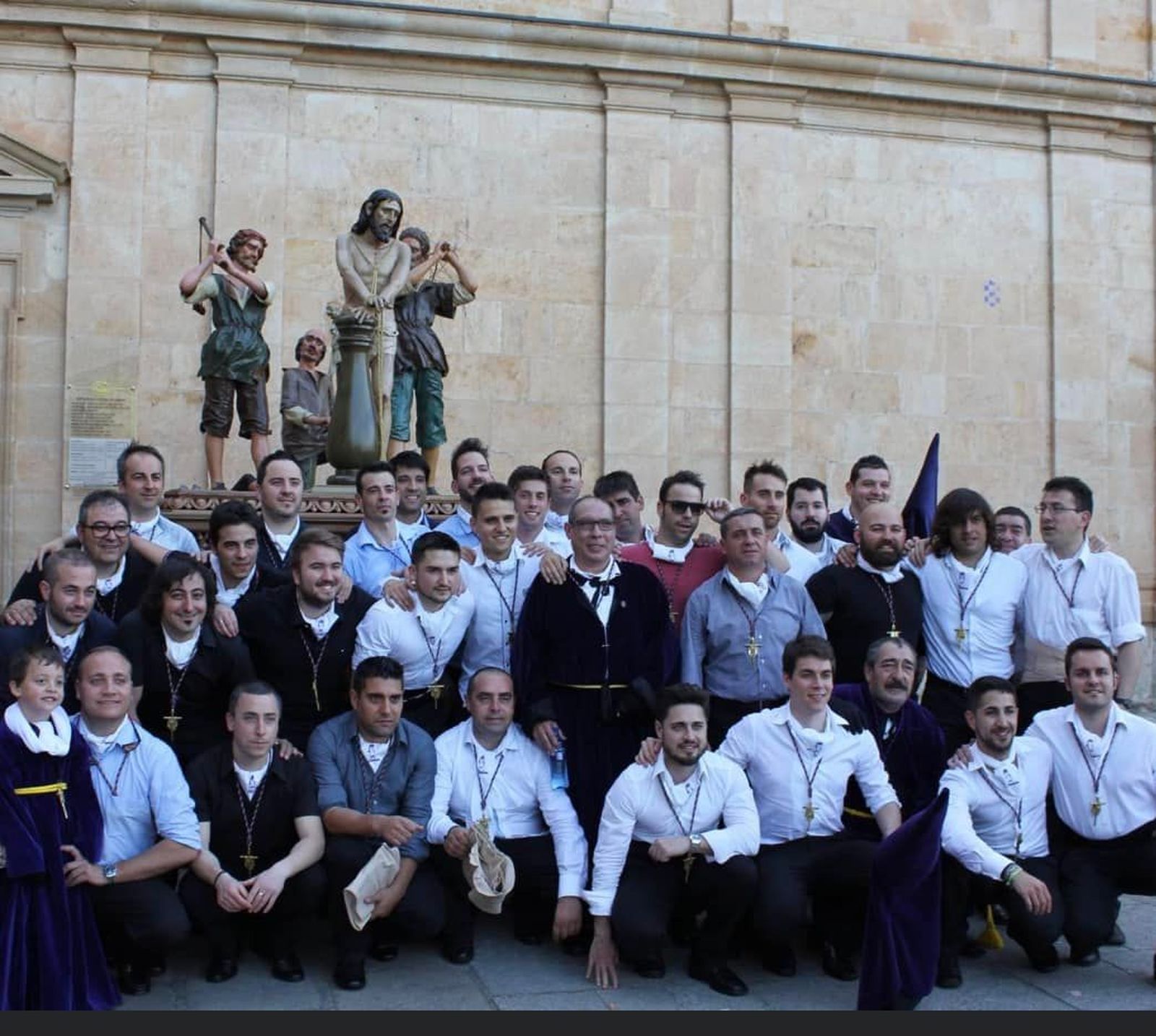 Miembros del paso de La Flagelación