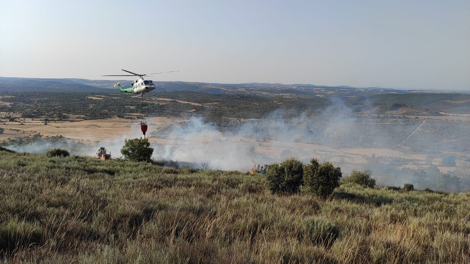 Incendio en Figueruela. AM Aliste. ARCHIVO