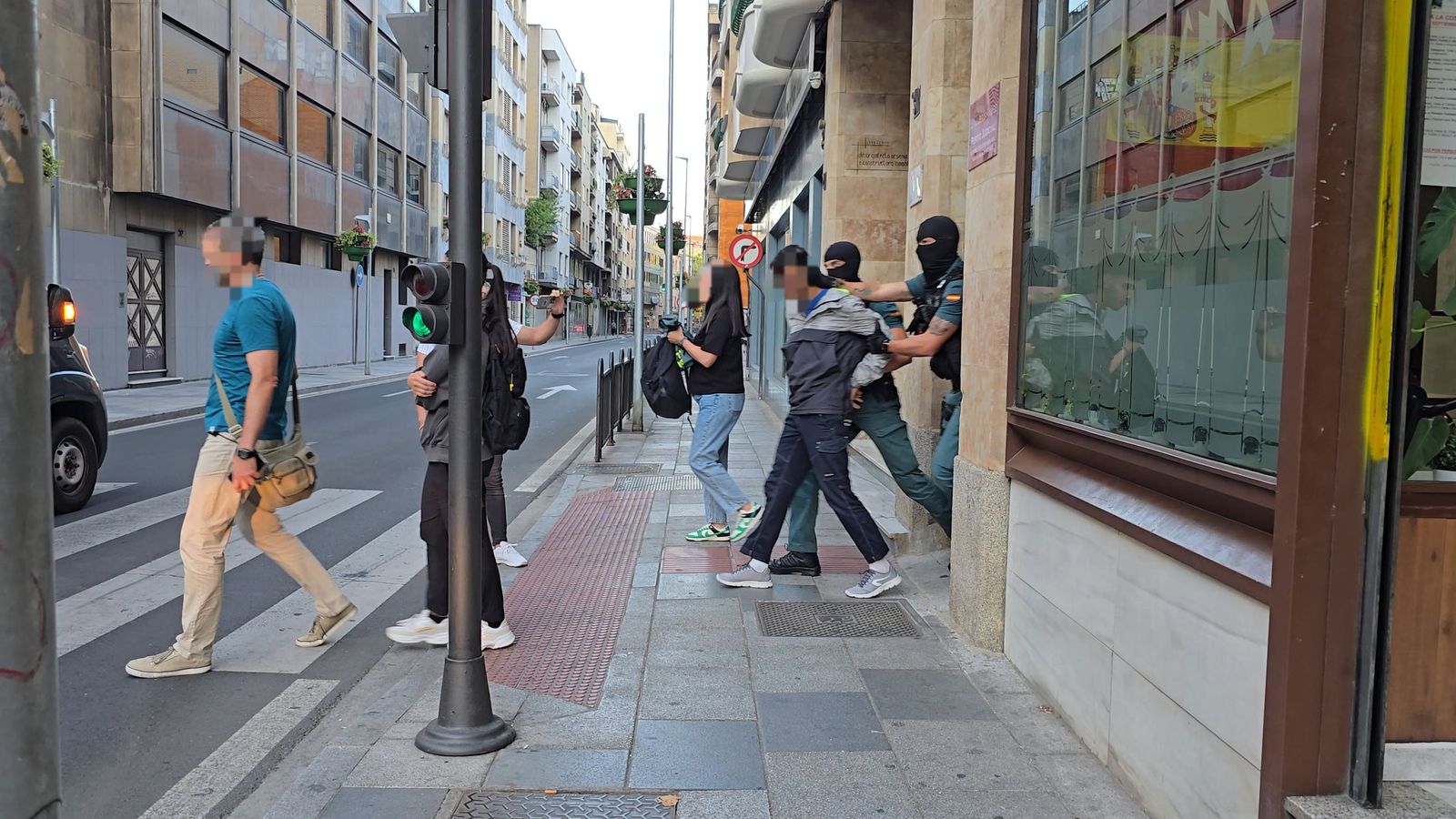 Operacion en Salamanca de la Guardia Civil
