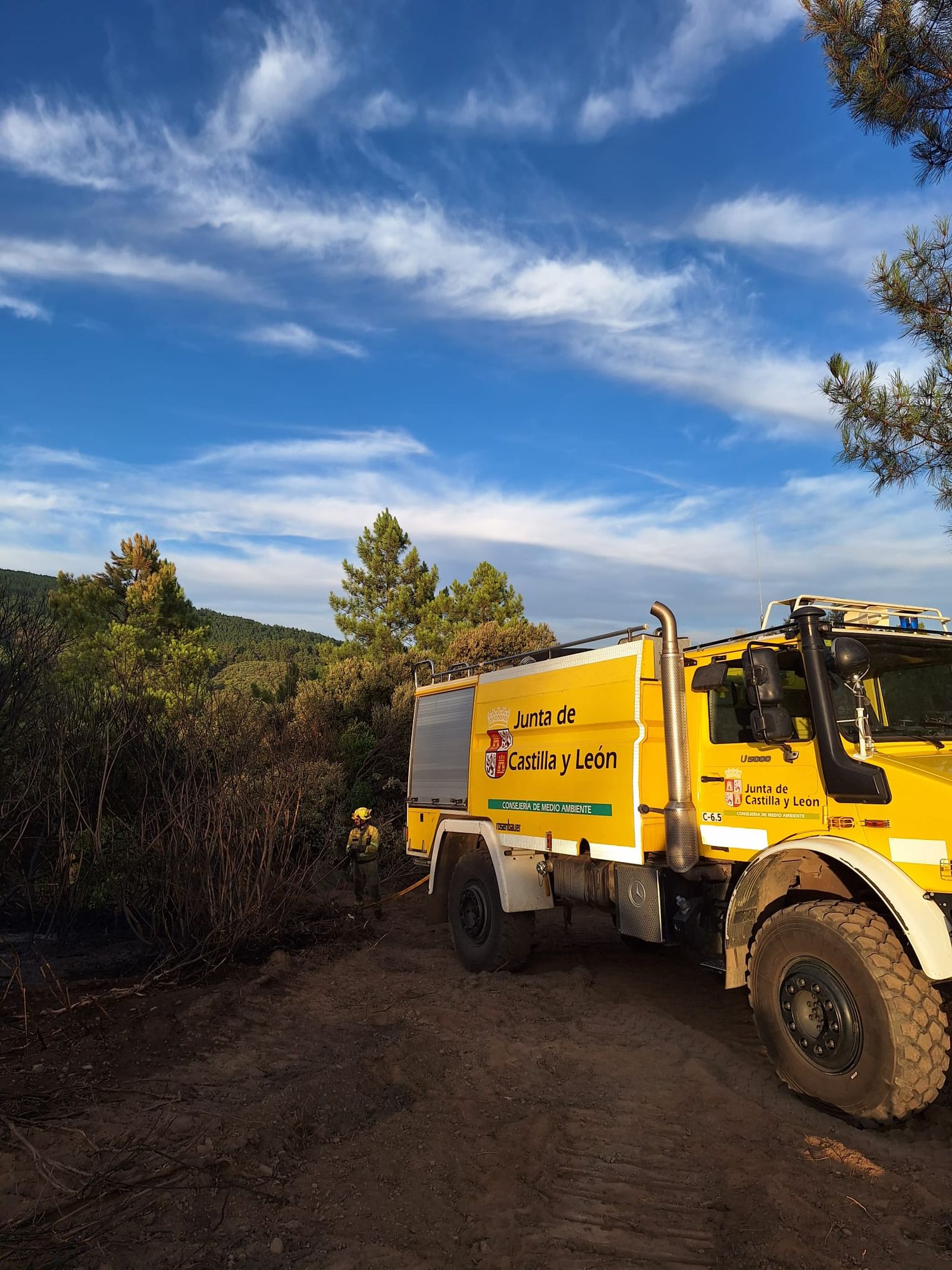 Incendio en Garcibuey