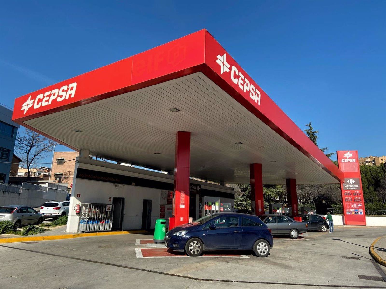 Gasolinera Cepsa. Foto EP