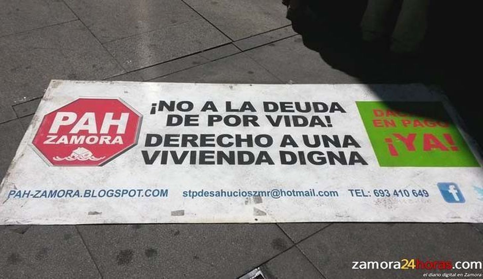 Jesús Alonso: “Vamos a volver a encadenarnos hasta que consigamos la condonación de la deuda y un alquiler social”