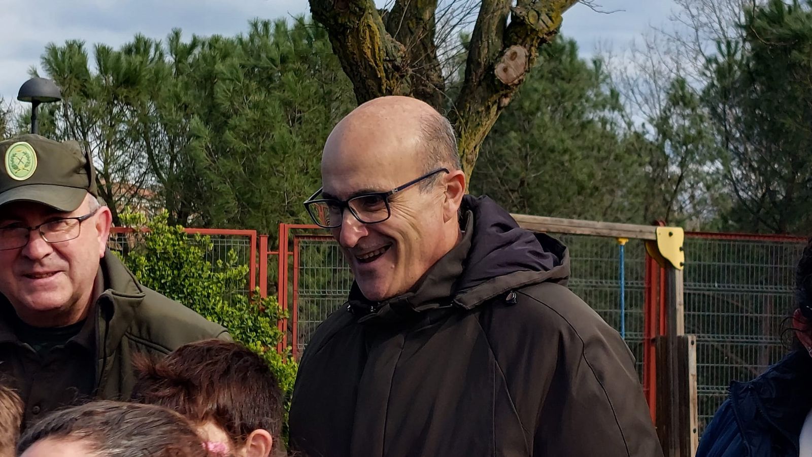 Fernando Prada, en el CEIP Riomanzanas