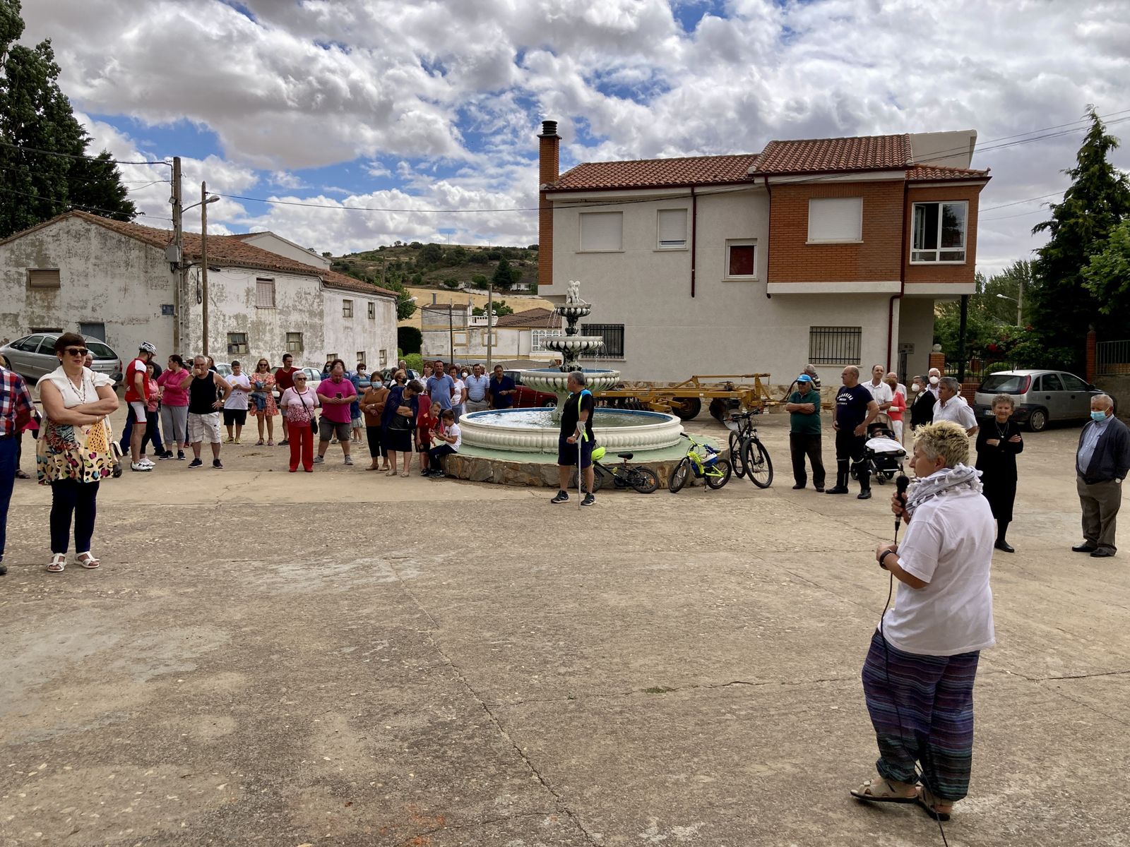 Manifestación en Peleas de Arriba
