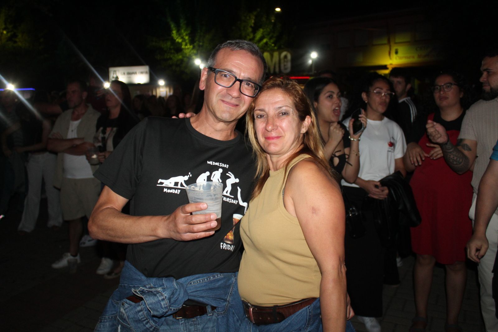 Salamanca de noche, sábado 26 de julio