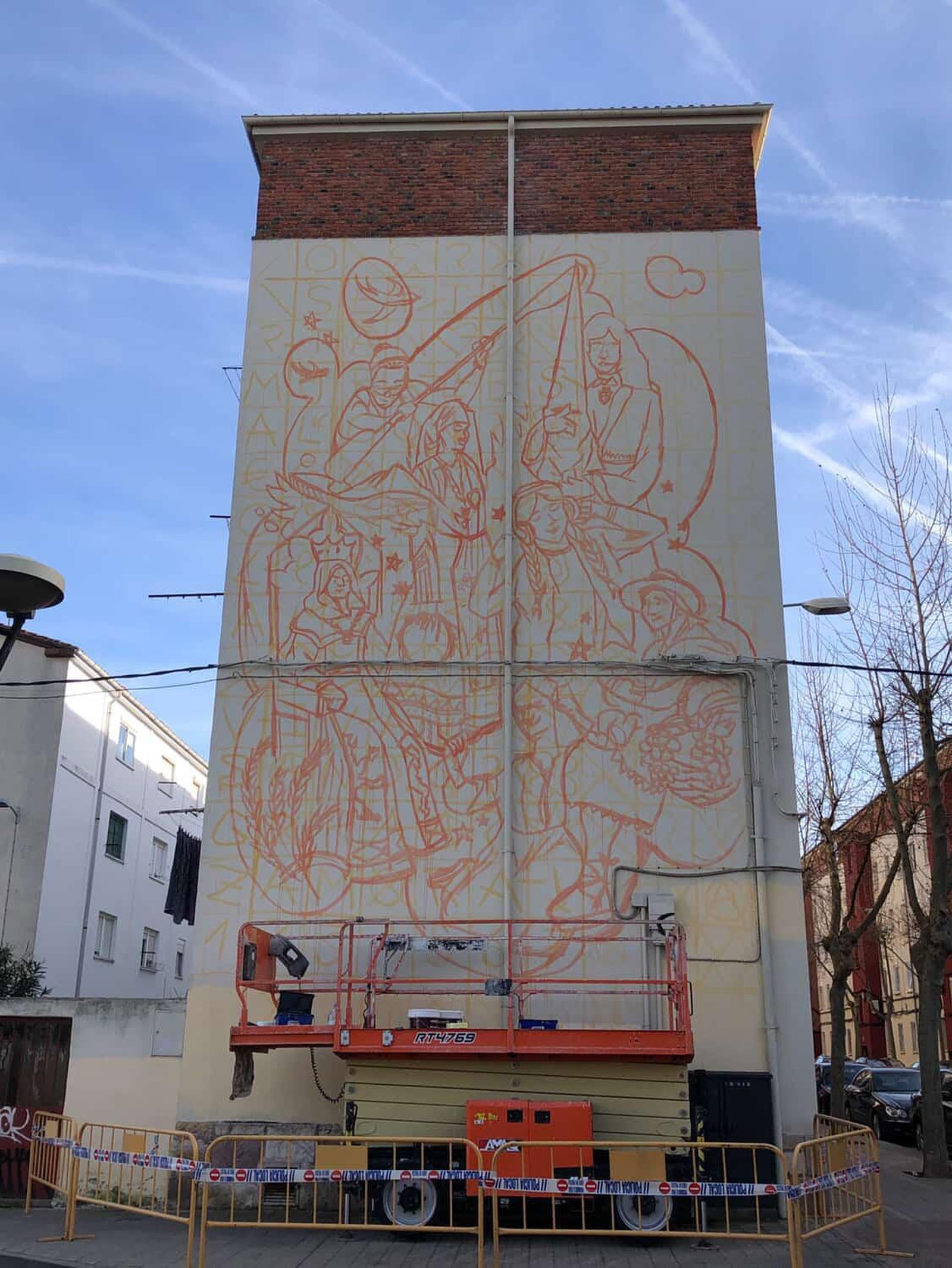 El mural de Laura Merayo en San José Obrero