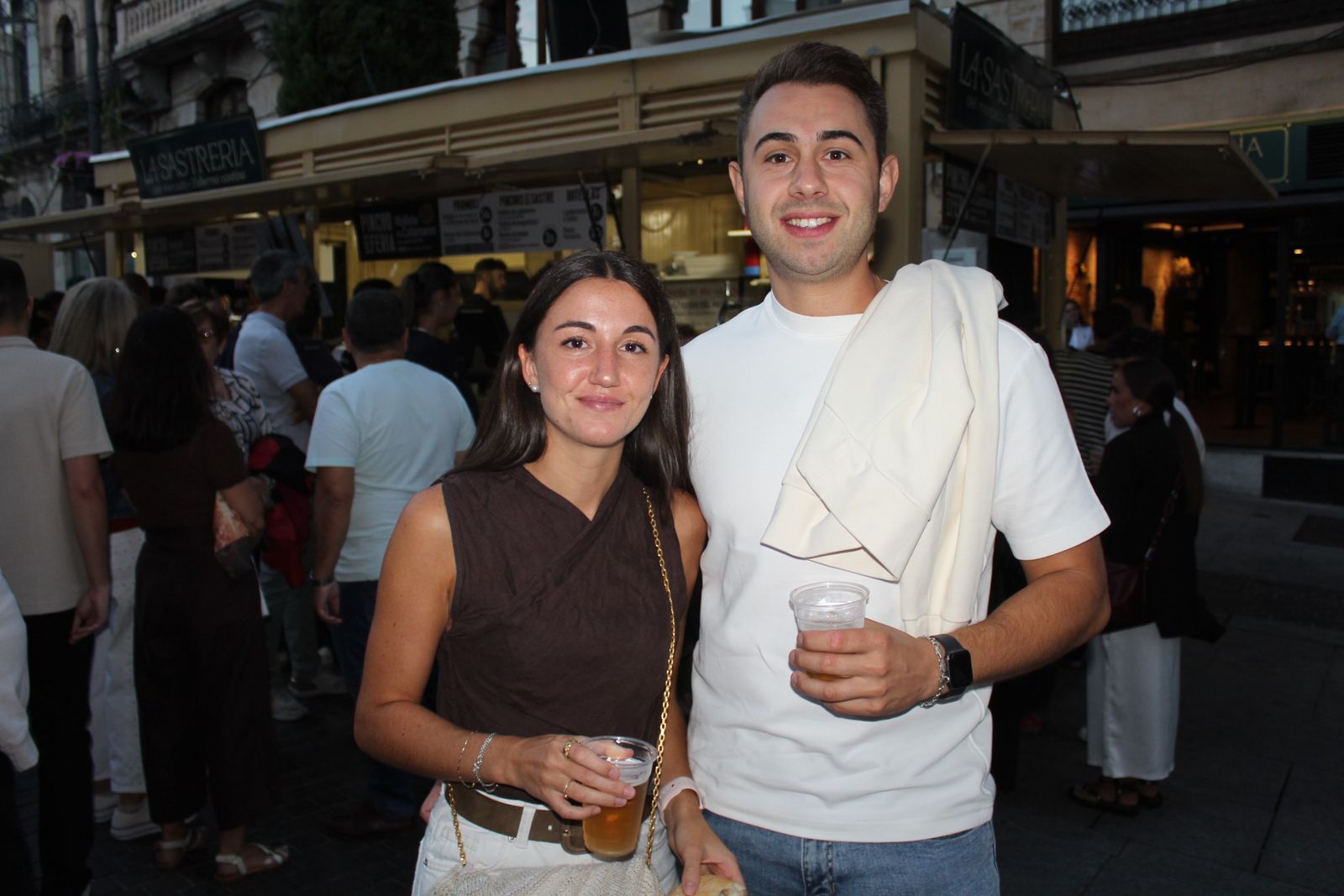 Ambiente en la Feria de Día en la tarde de este jueves