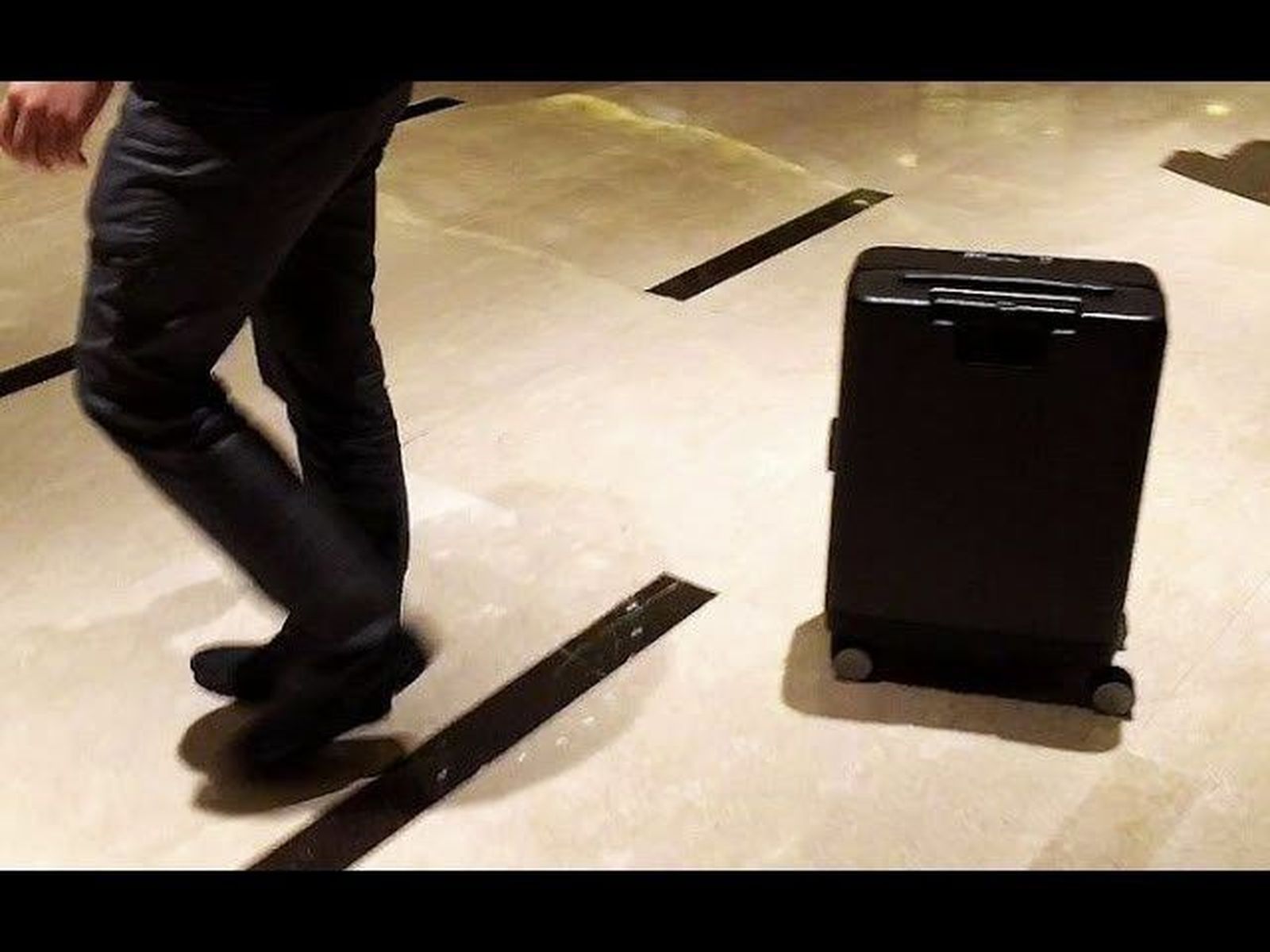 The Cowa Robot is a smart suitcase that follows you