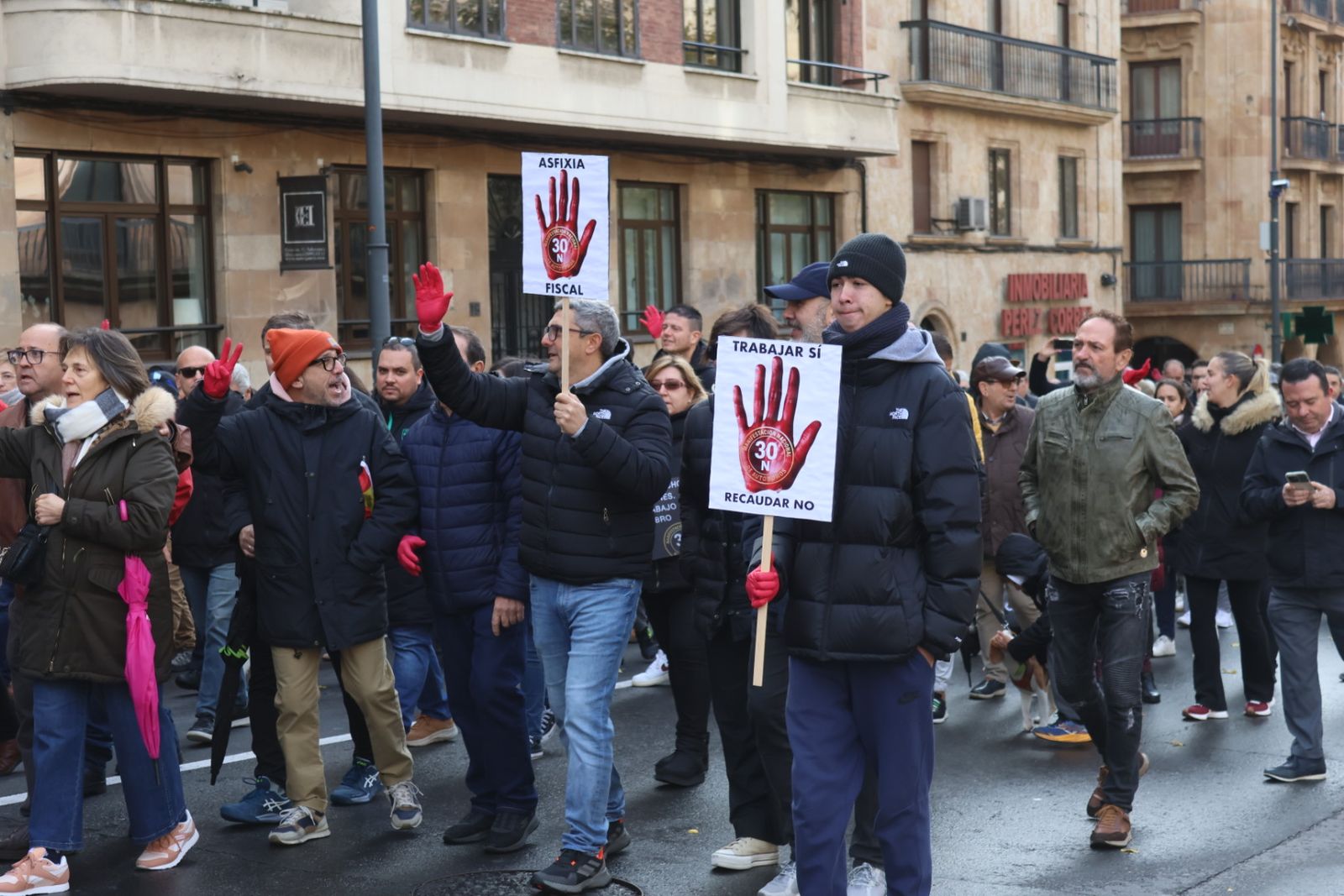 Manifestación de Autónomos por el 30N