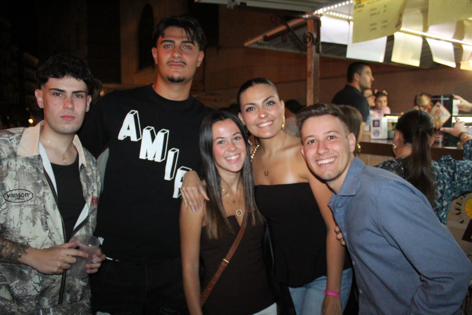 Ambiente en la Feria de Día en la tarde de este jueves