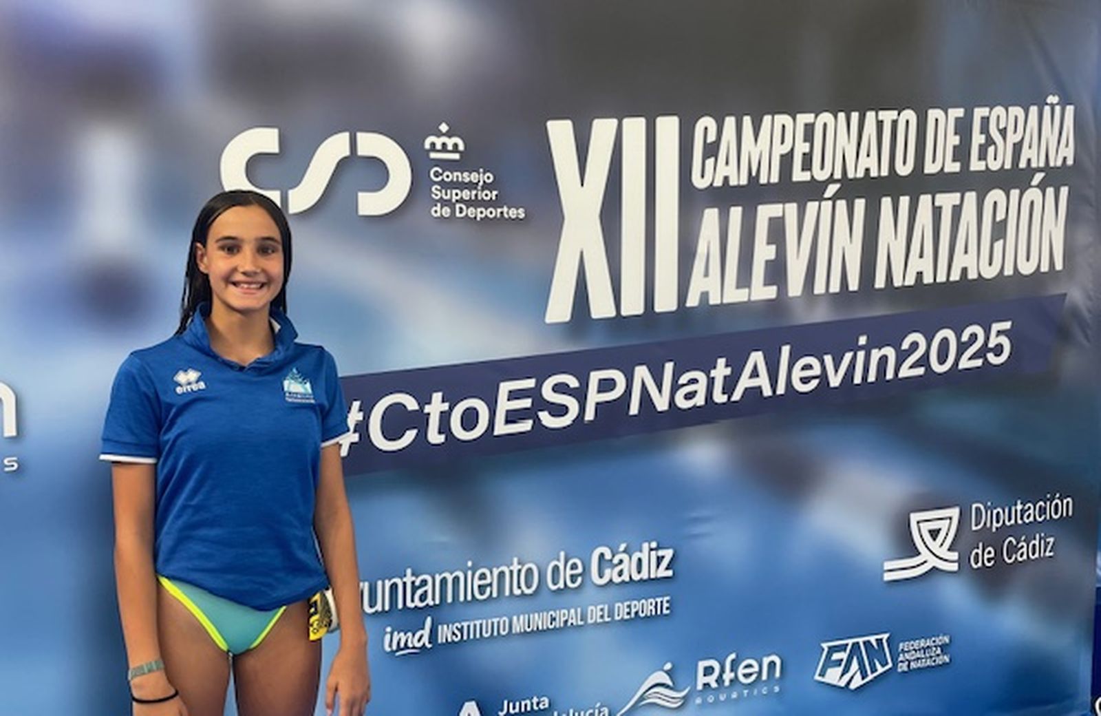 Paula Martínez, nadadora del Acuático Salamanca