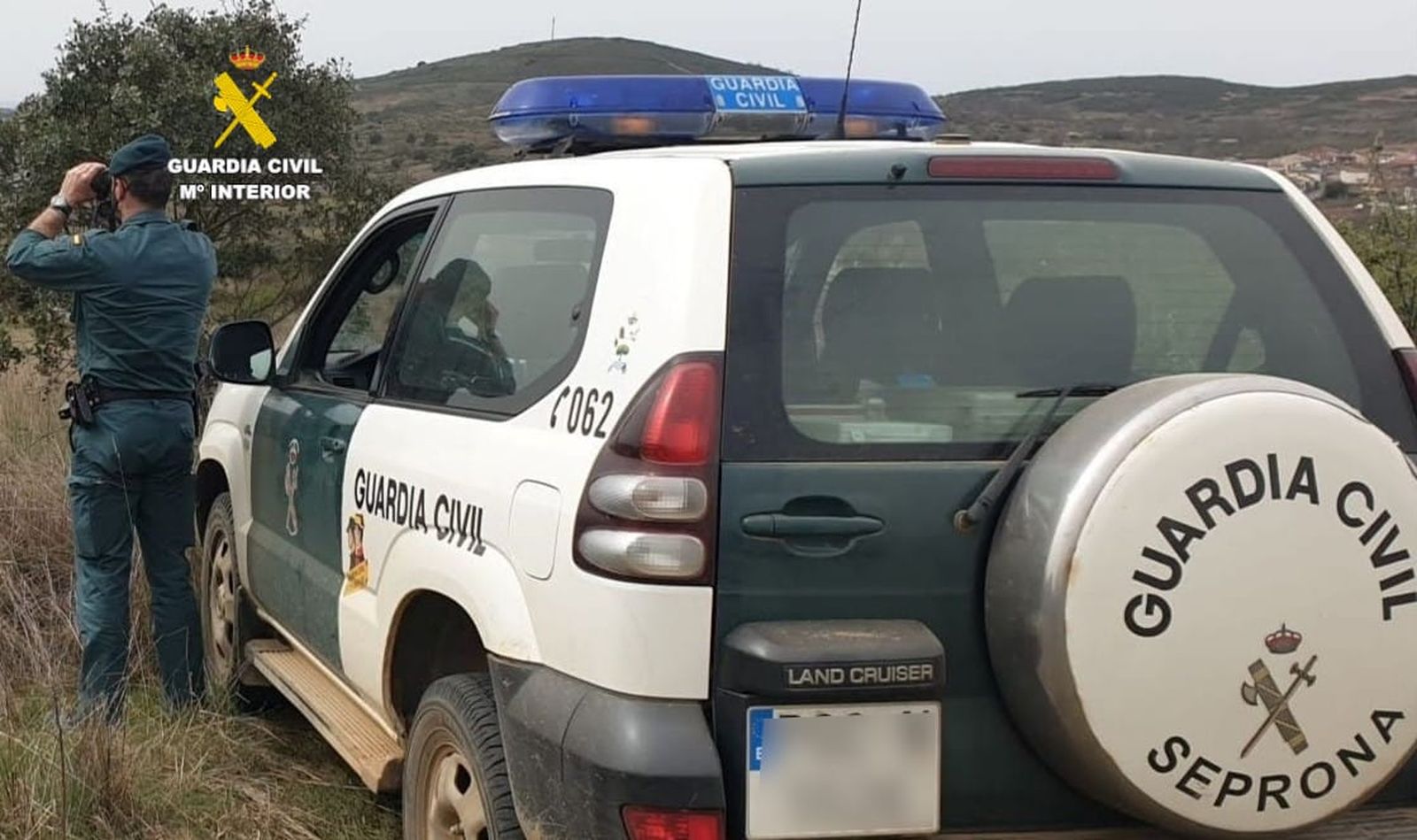 Pillan 'in fraganti' a una pirómana en Zamora con intenciones de originar un incendio forestal