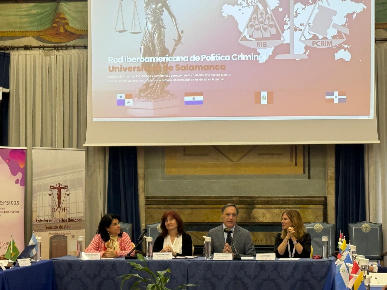 Carlos García Carbayo durante la inauguración de la Red Iberoamericana de Política Criminal