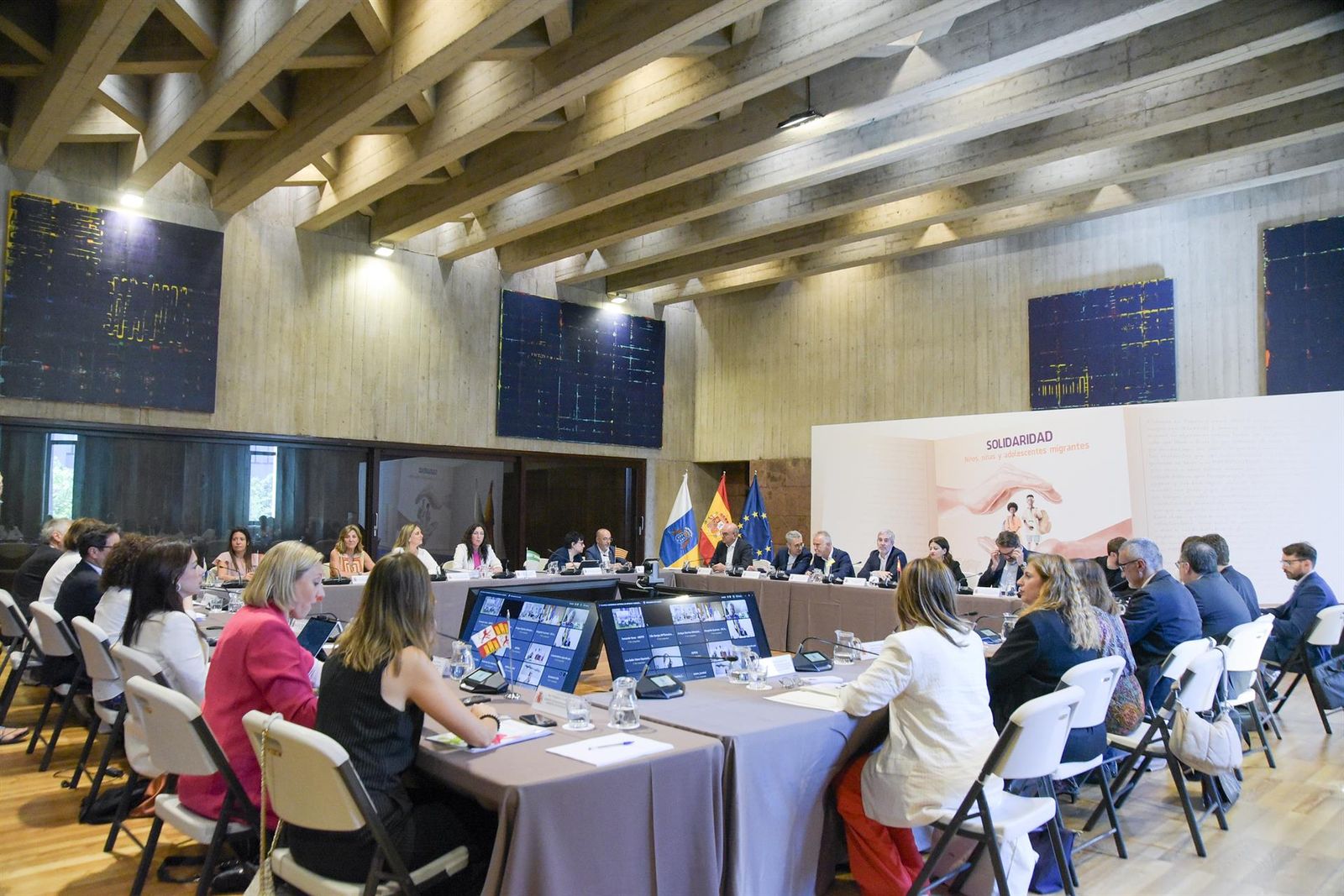Vista general de la reunión de la Conferencia Sectorial de Infancia y Adolescencia, a 10 de julio de 2024, en Santa Cruz de Tenerife, Canarias (España). - Europa Press Canarias - Europa Press