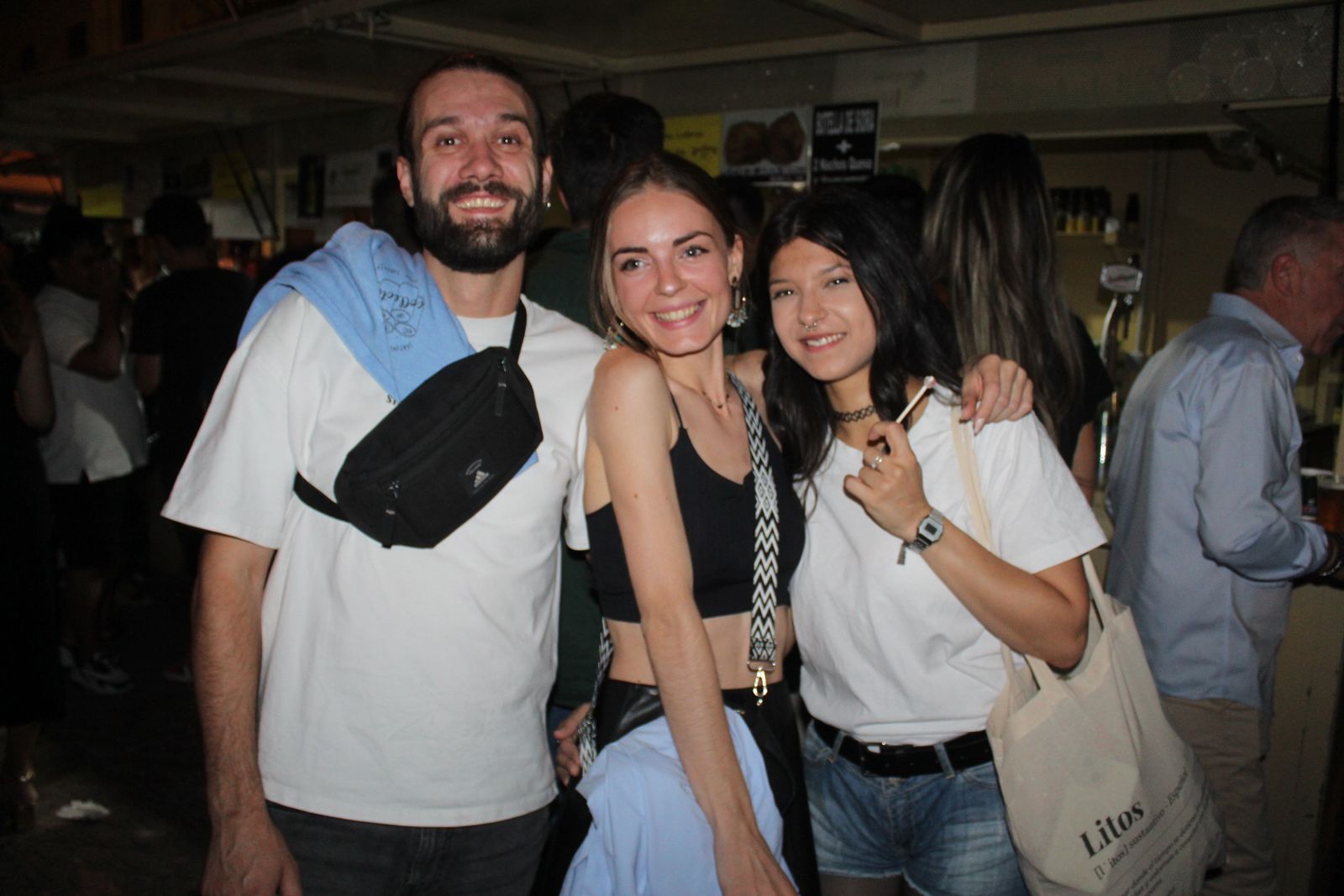 Ambiente en la Feria de Día en la tarde de este sábado