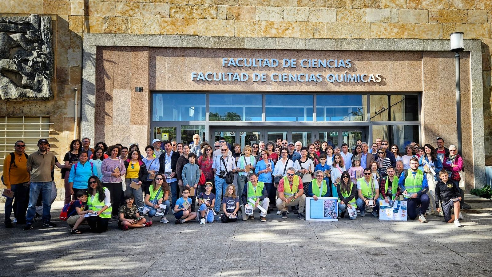 Participantes en el día de Geolodía en Salamanca