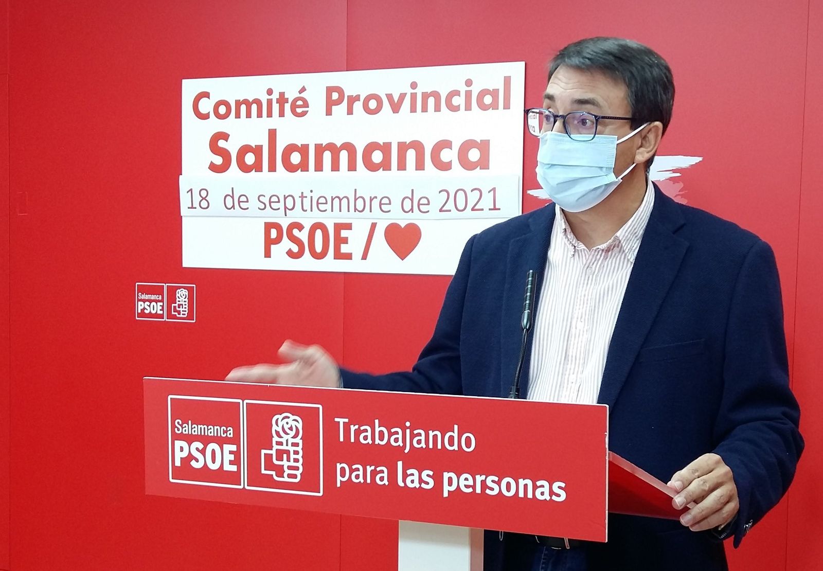Fernando Pablos, secretario provincial del PSOE de Salamanca. Foto PSOE Salamanca Fernando Pablos, secretario provincial del PSOE de Salamanca. Foto PSOE Salamanca