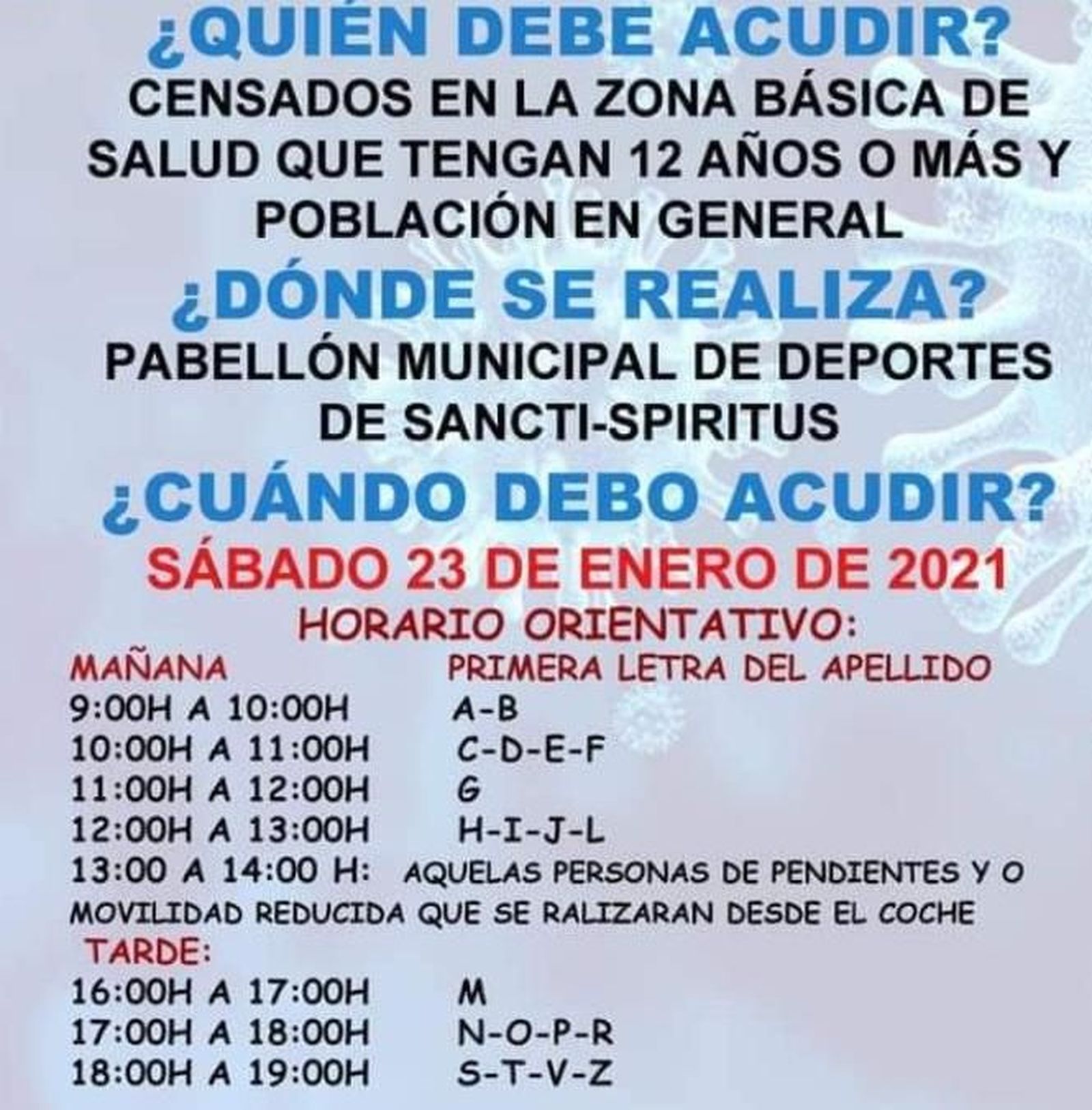 Cribado en Sancti Spíritus