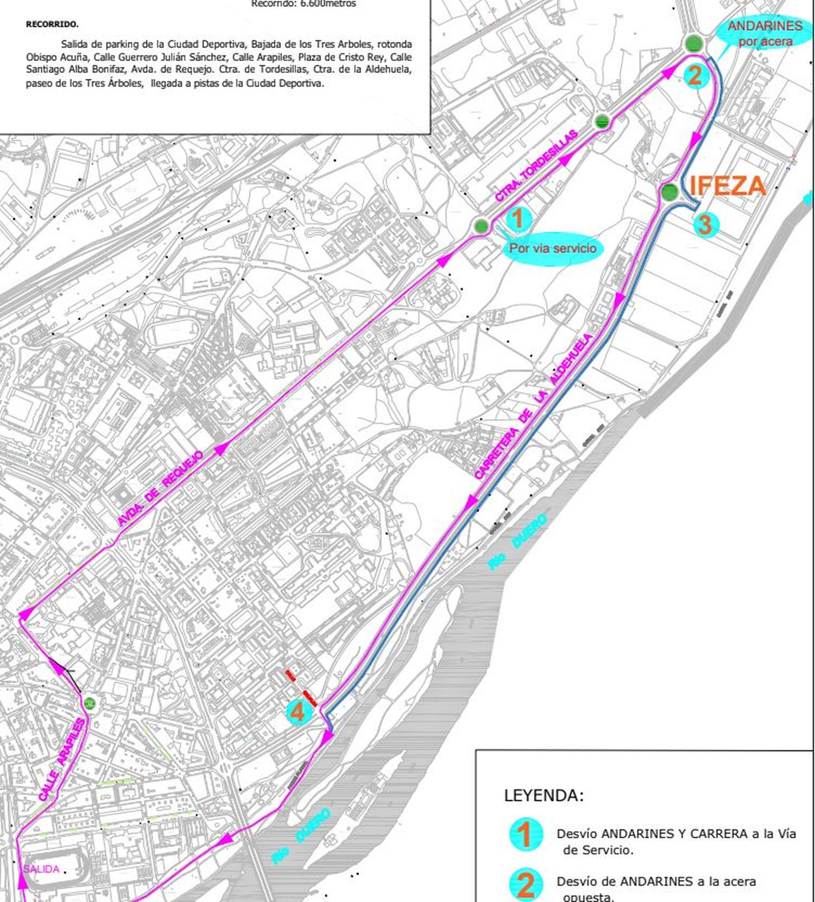 Recorrido carrera Mucho x Vivir