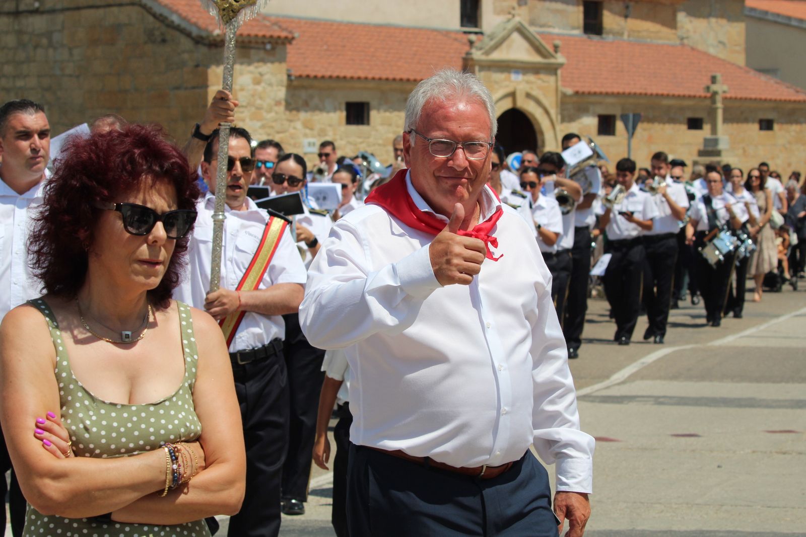 Moriscos. Procesión acompañada por la Agrupación Musical Virgen de la Vega