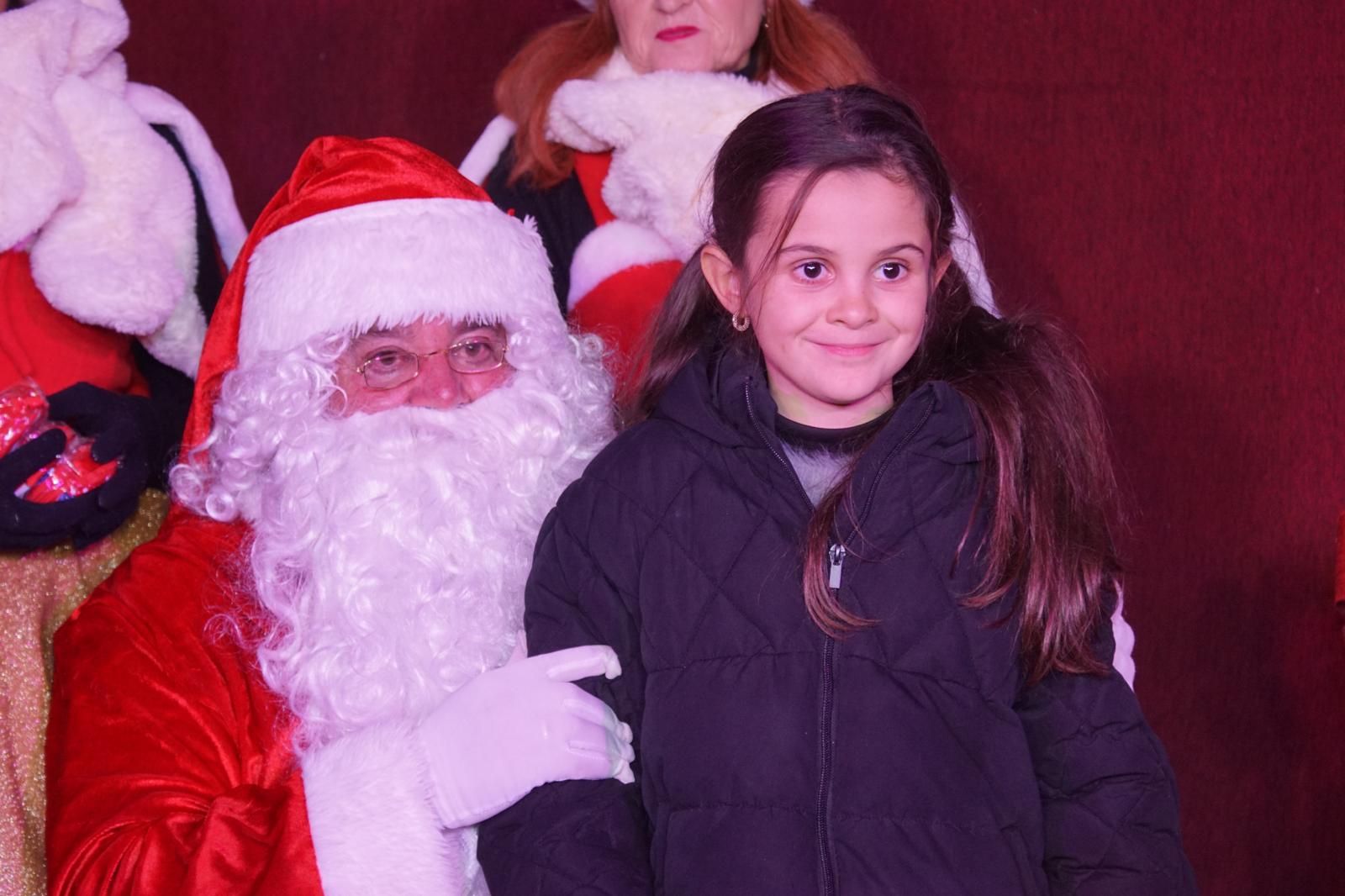 El Encinar recibe la visita de Papa Noel