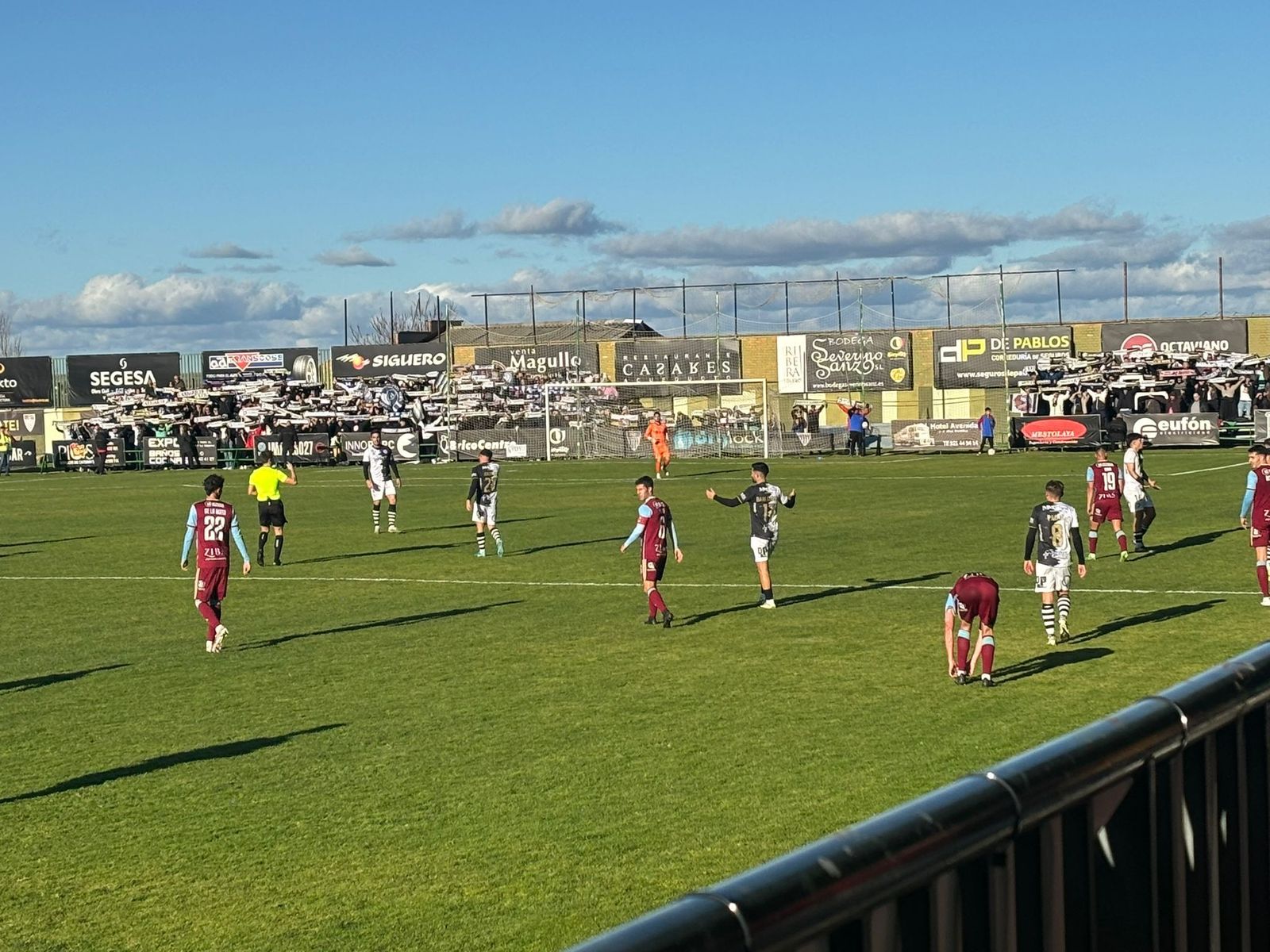 Imagen de la Gimnástica Segoviana   Unionistas | FOTO SALAMANCA24HORAS.COM