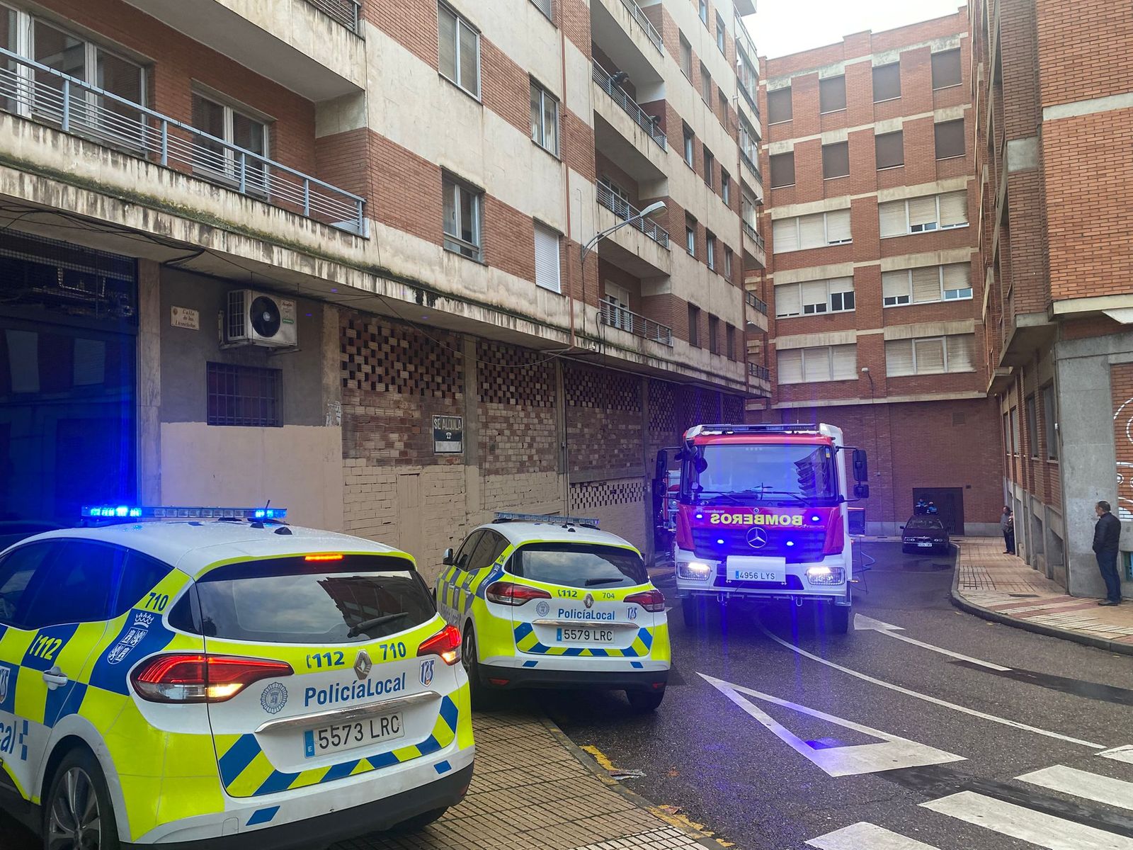 Incidente eléctrico moviliza a los bomberos en Salamanca