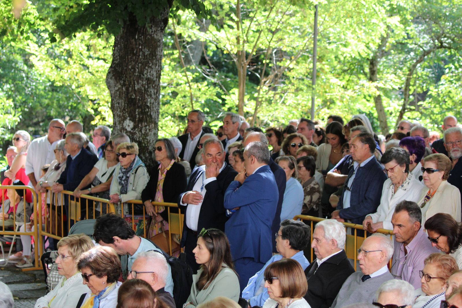 Béjar, misa y procesión en el santuario de Nuestra Señora del Castañar