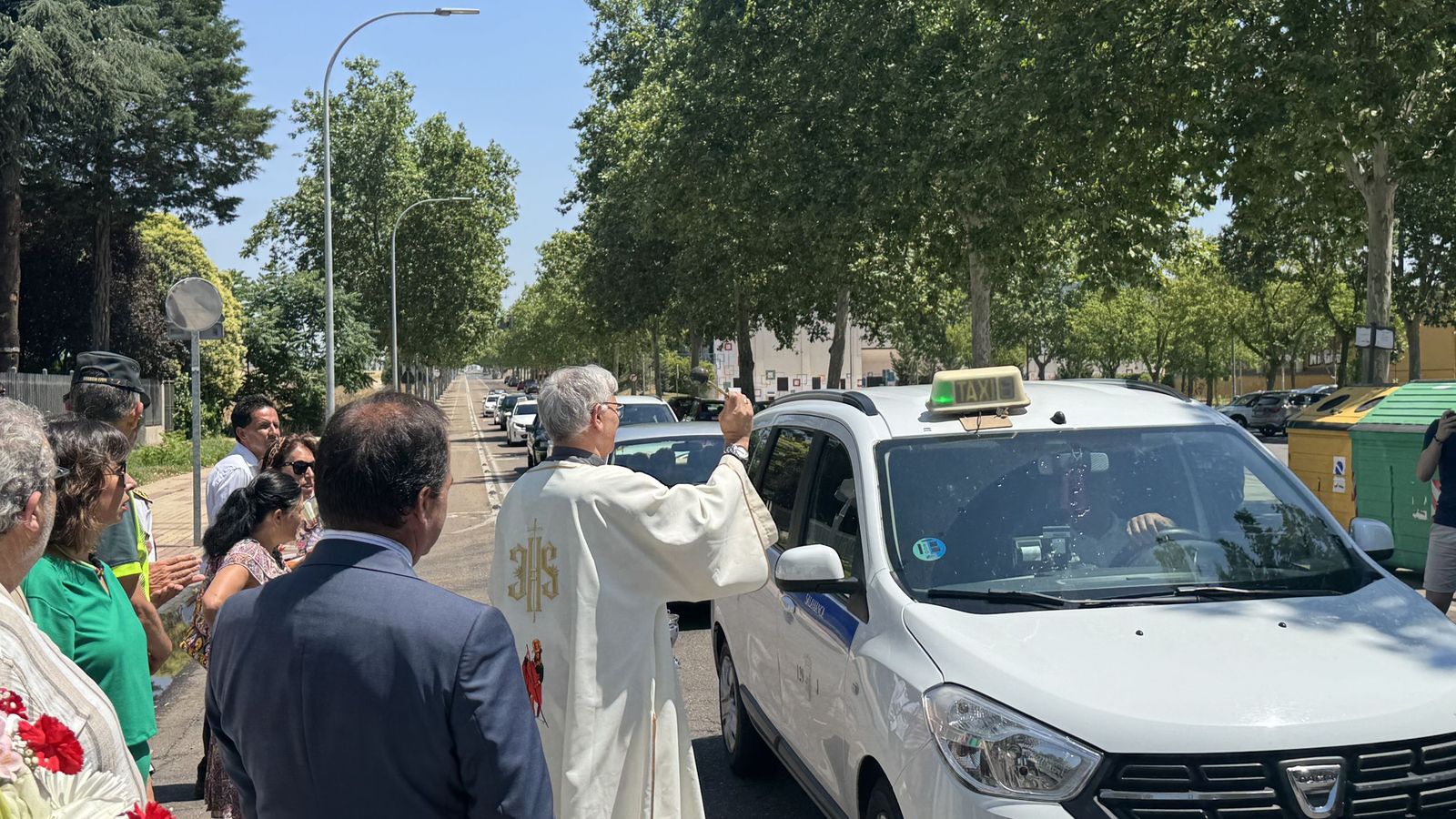 Bendición de vehículos por San Cristóbal 2025 en Salamanca