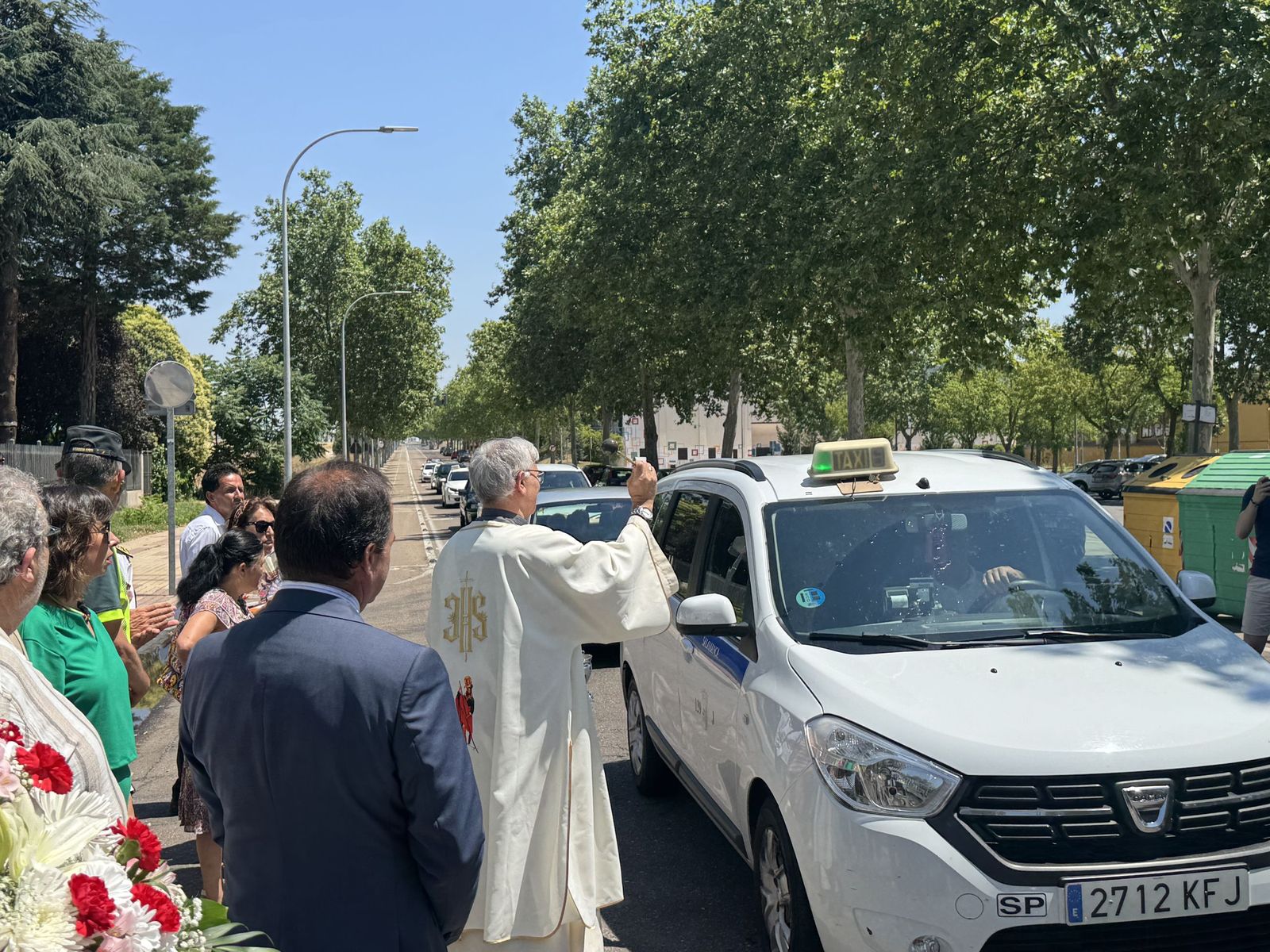 Bendición de vehículos por San Cristóbal 2025 en Salamanca