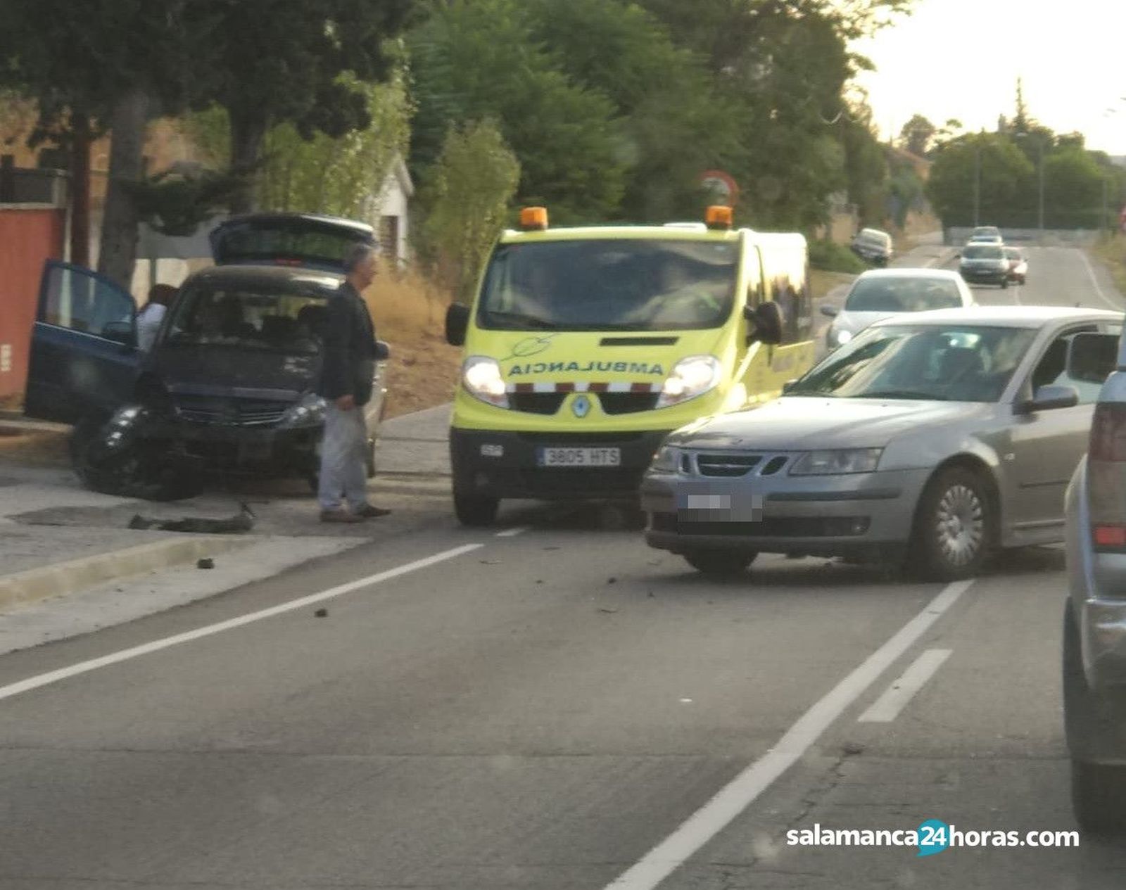 Accidente carretera Aldealengua