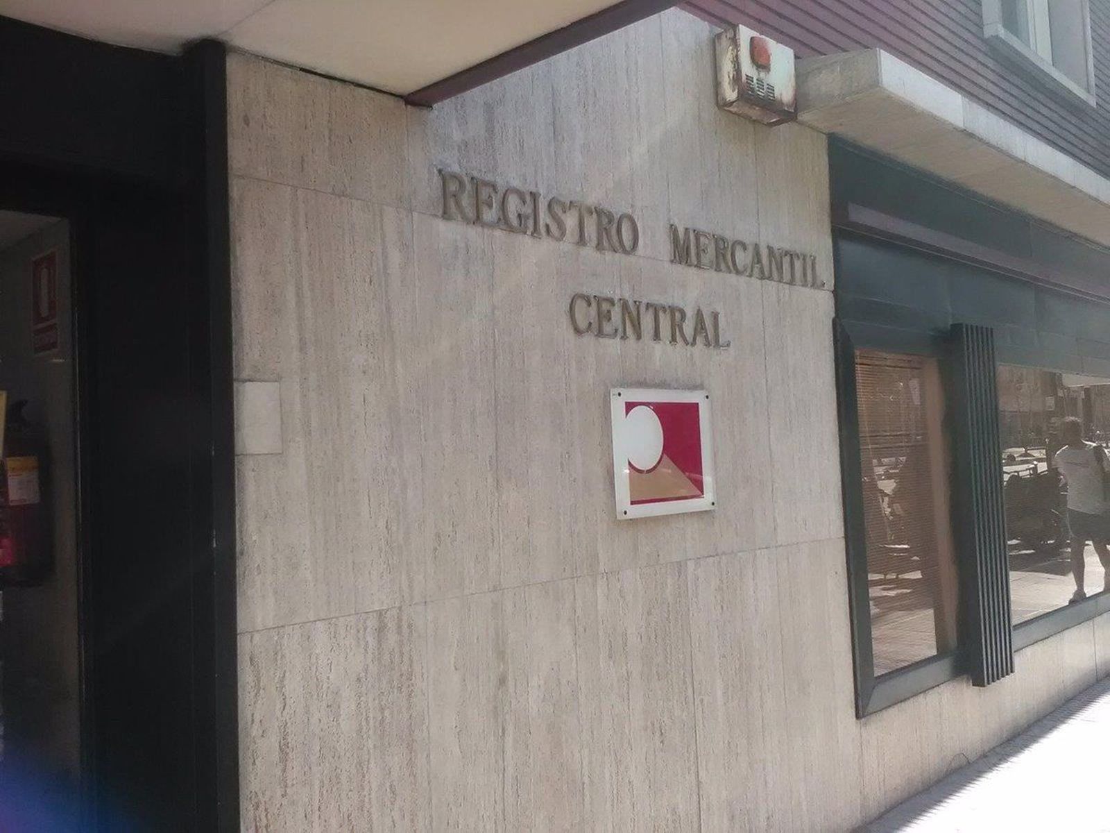Registro Mercantil Central. Foto EP