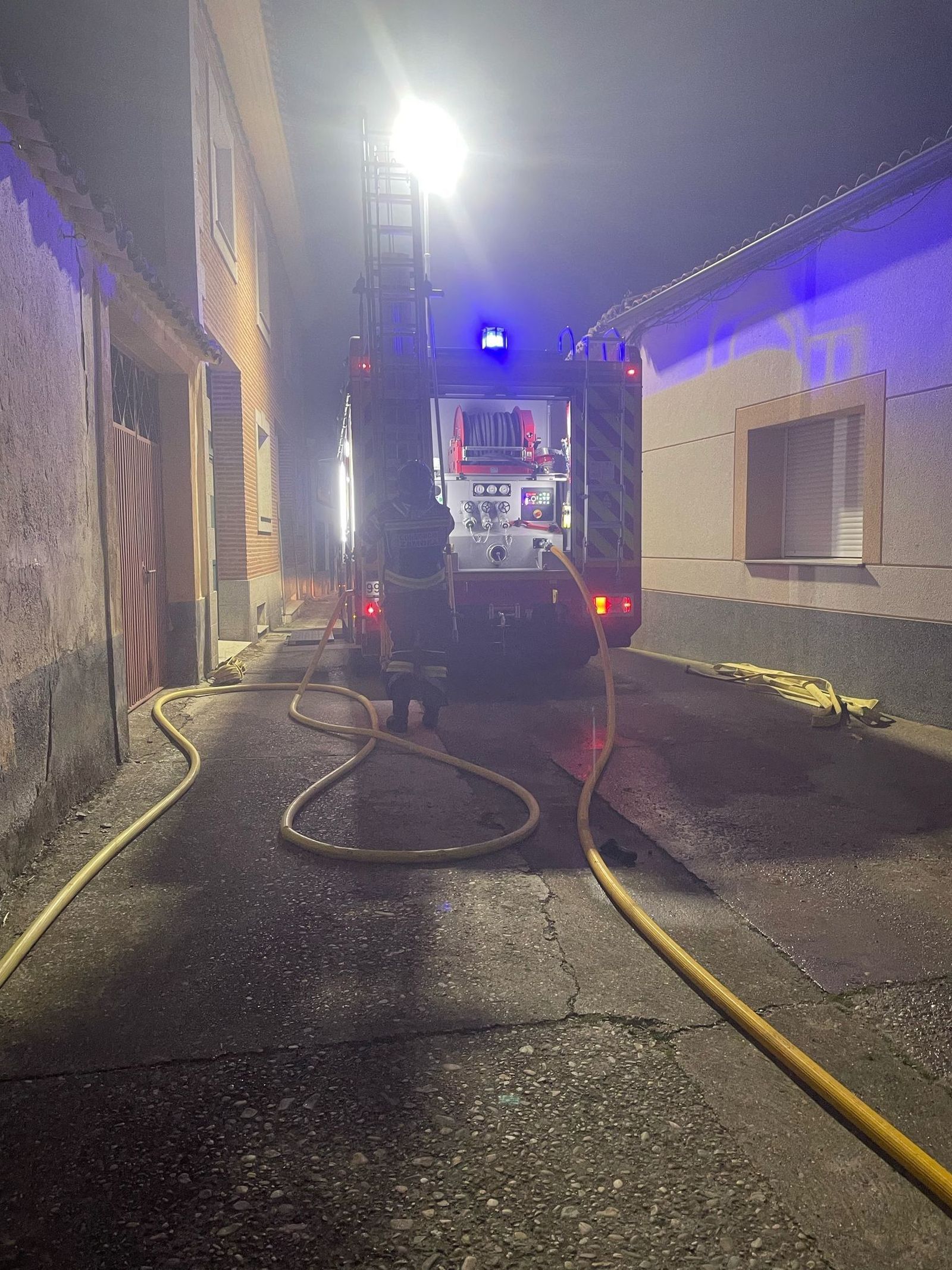 Arde una vivienda en Gema del Vino 