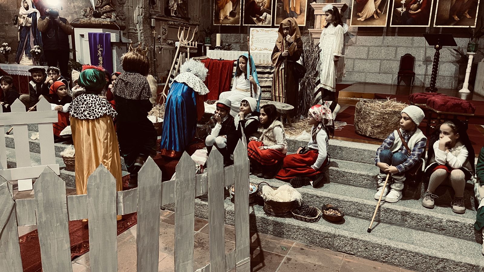 Belén viviente parroquia de Peñaranda